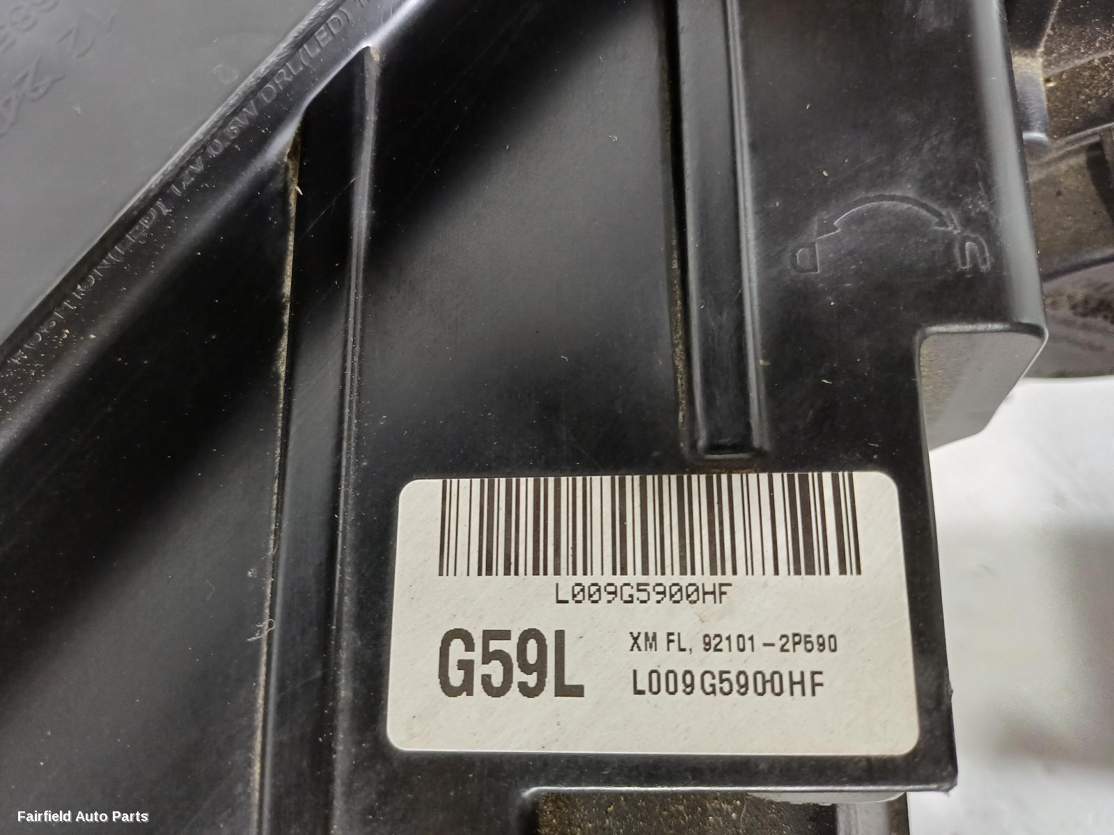 2013 Kia Sorento Left Headlamp