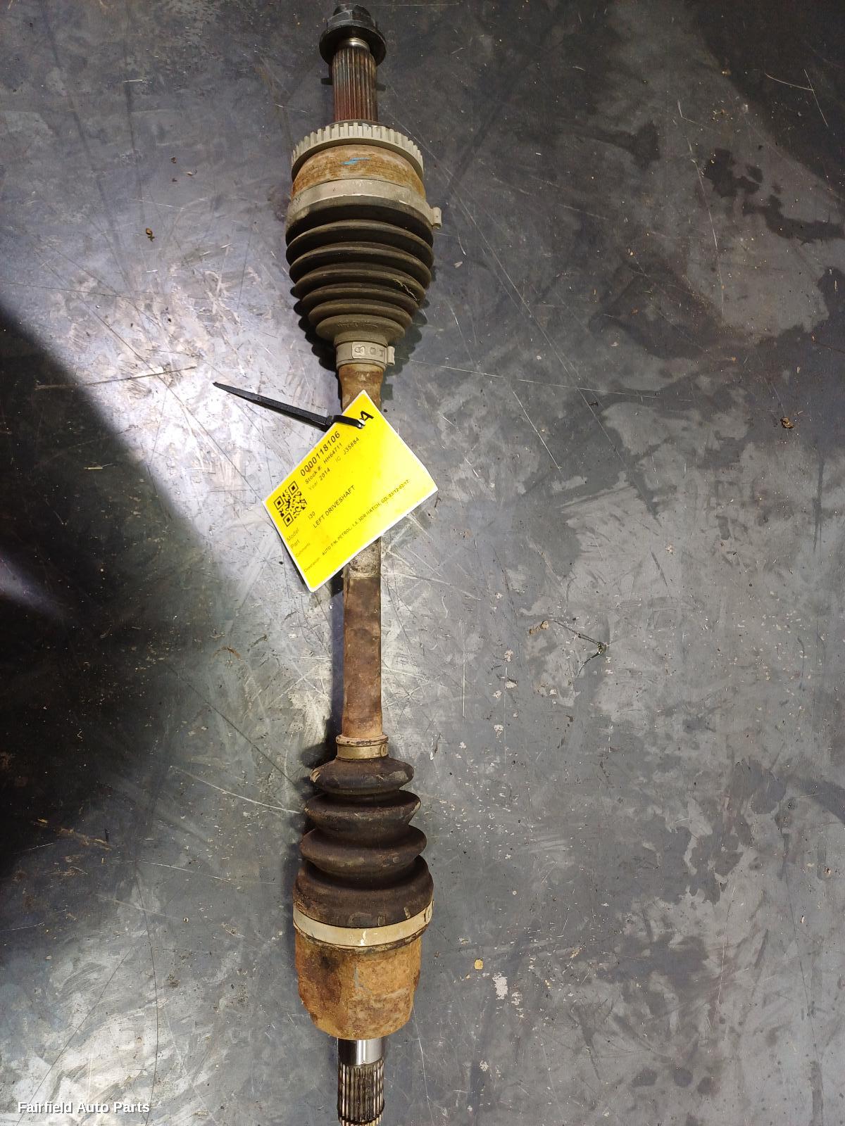 2012-2017 Hyundai I30 Left Driveshaft