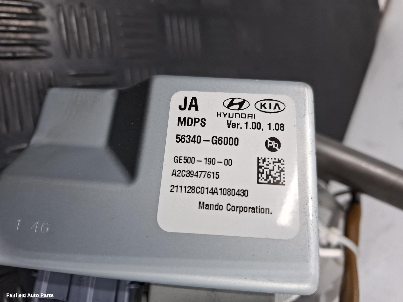 2017-2026 Kia Picanto Steering Column