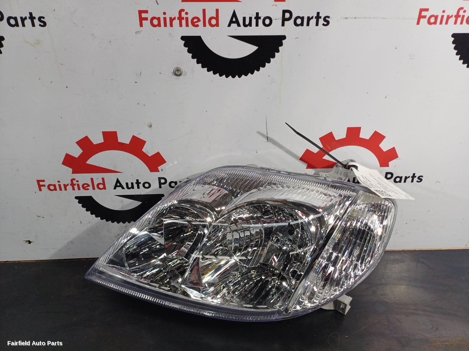 2003 Toyota Corolla Left Headlamp