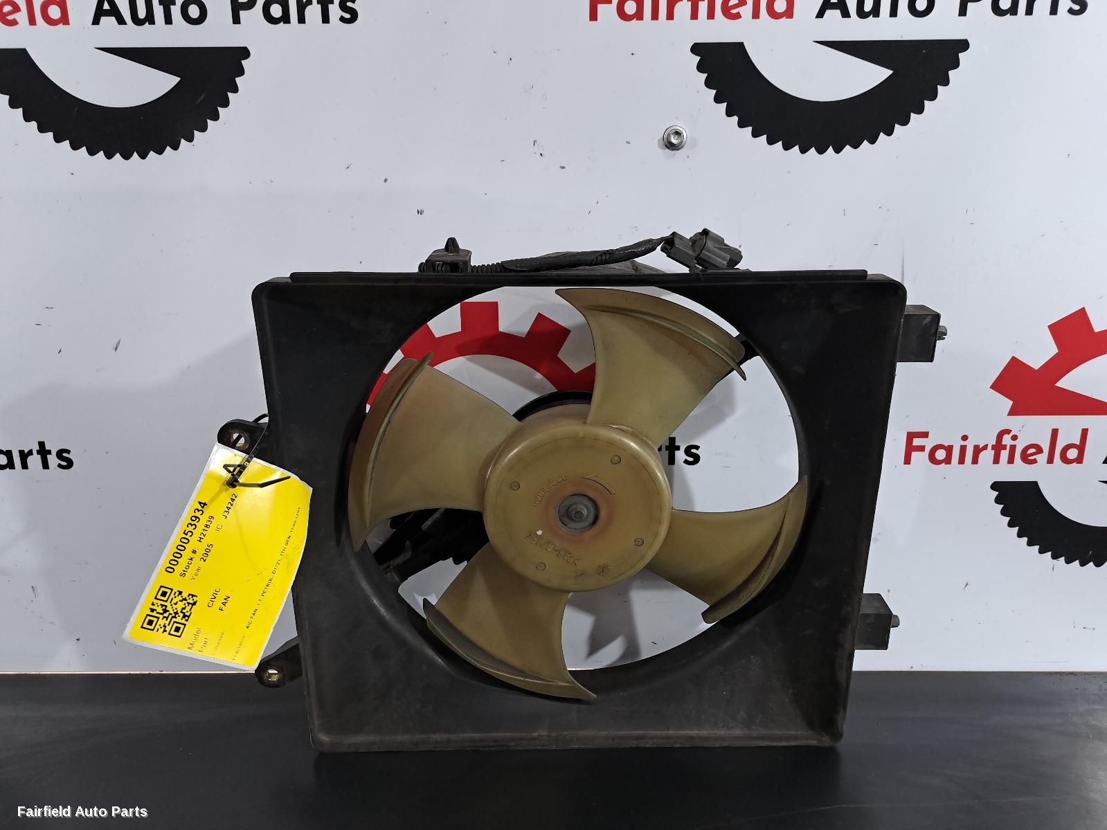 2005 Honda Civic Fan