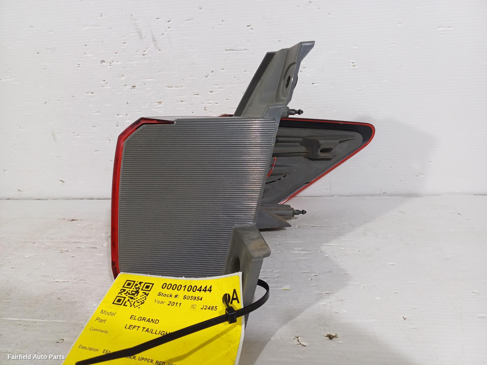 2010-2013 Nissan Elgrand Left Taillight