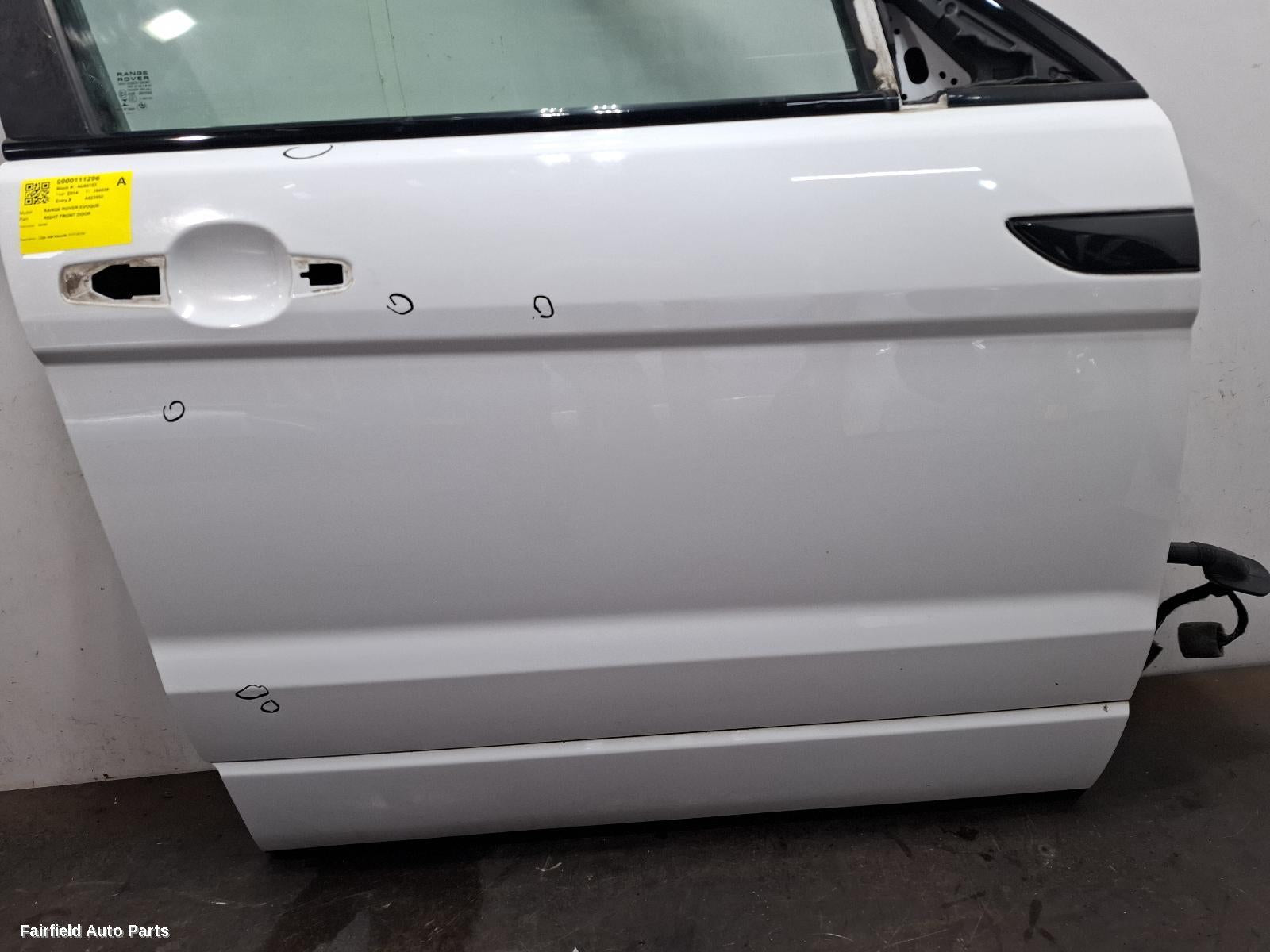 2011-2019 Land Rover Rangerover Evoque Right Front Door