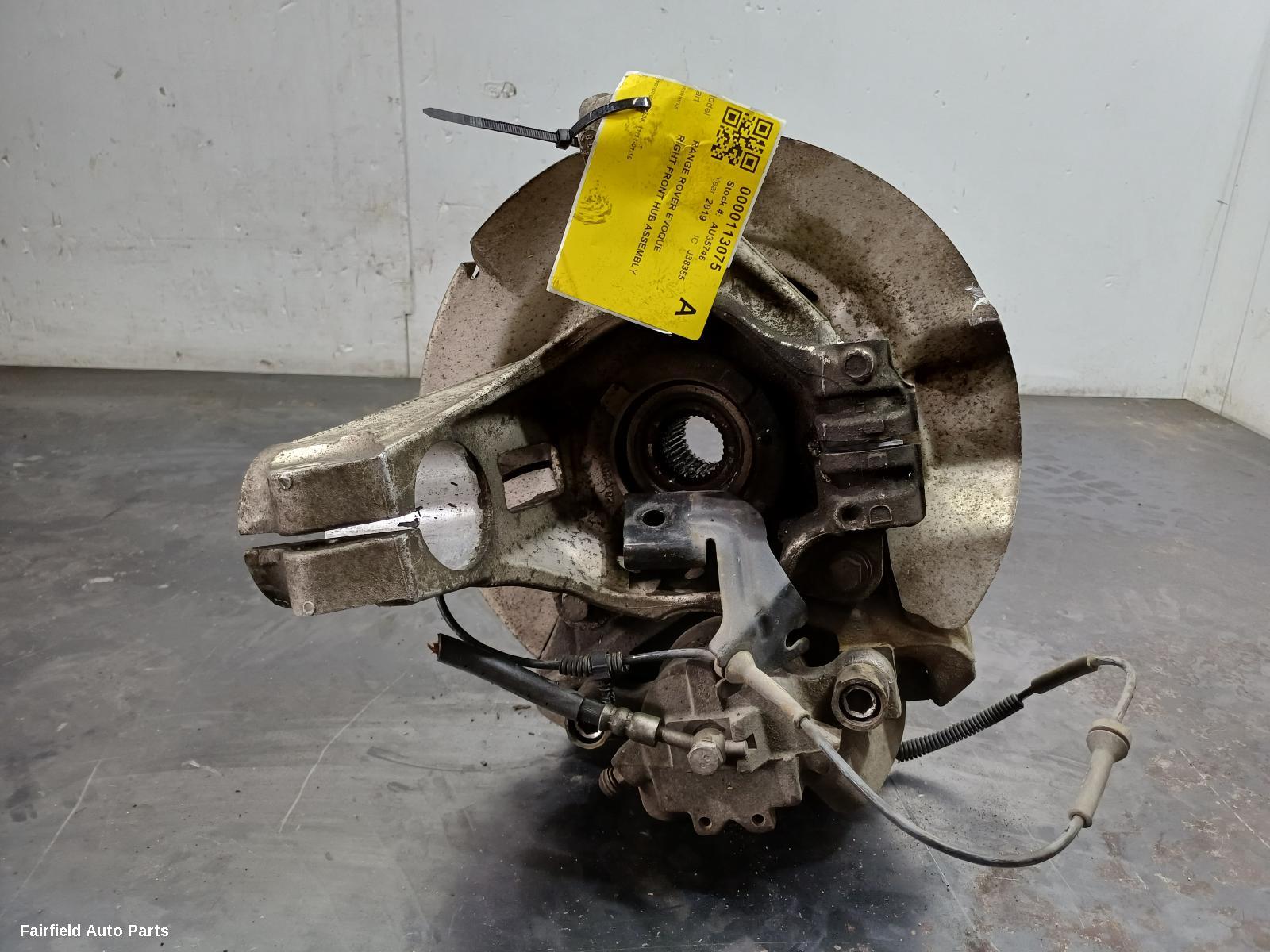 2011-2019 Land Rover Rangerover Evoque Right Front Hub Assembly