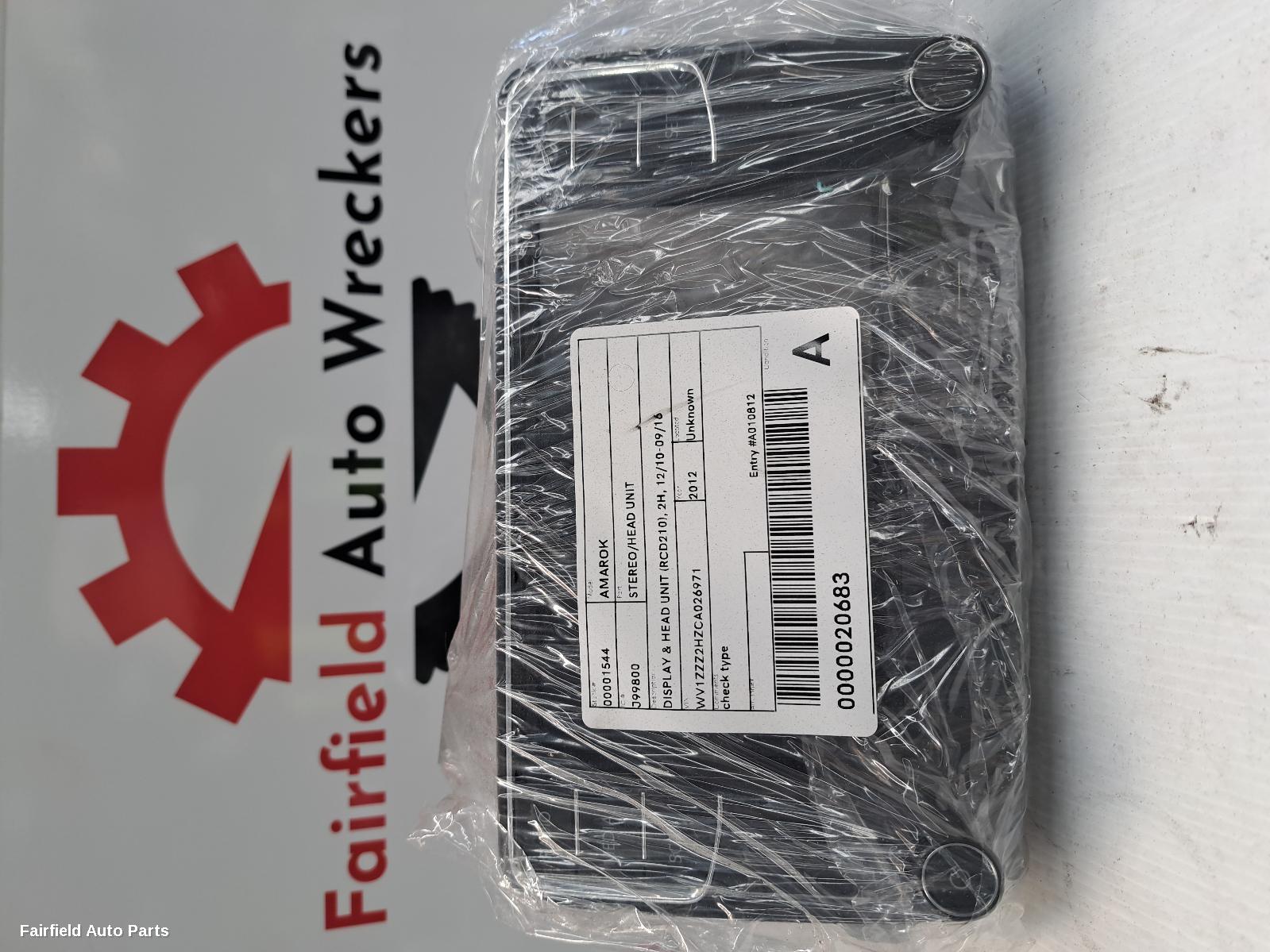 2012 Volkswagen Amarok Radio Cd Dvd Sat Tv