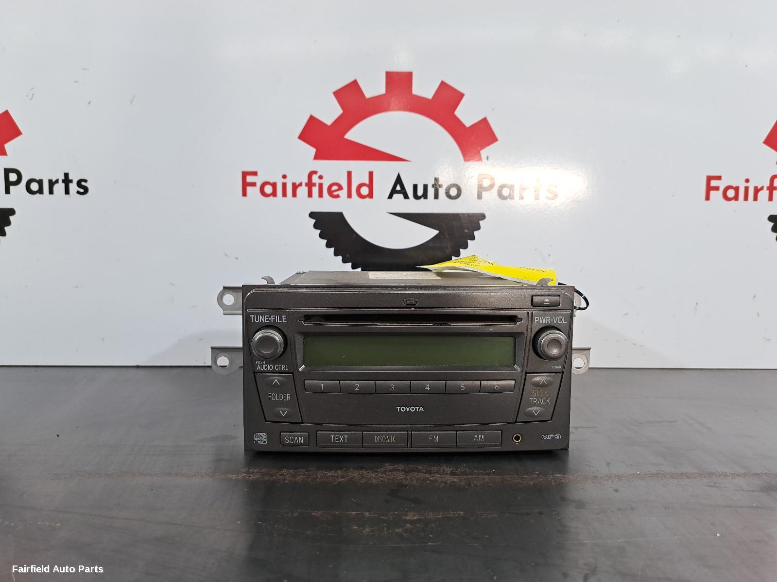 2007-2013 Toyota Corolla Radio Cd Dvd Sat Tv