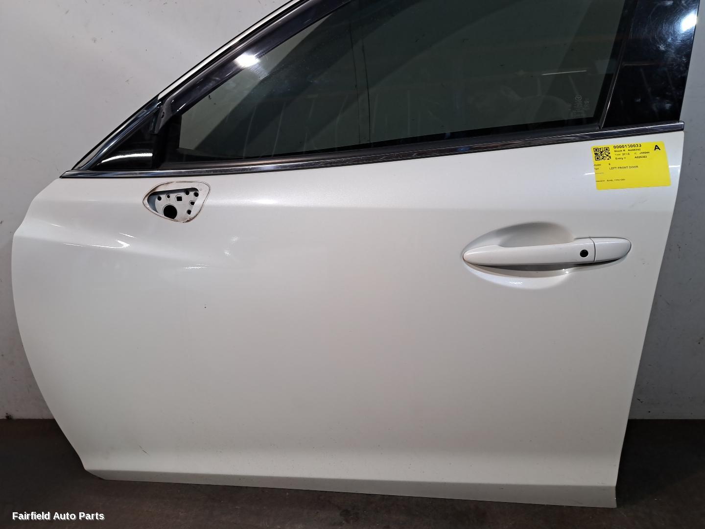 2012-2024 Mazda 6 Left Front Door