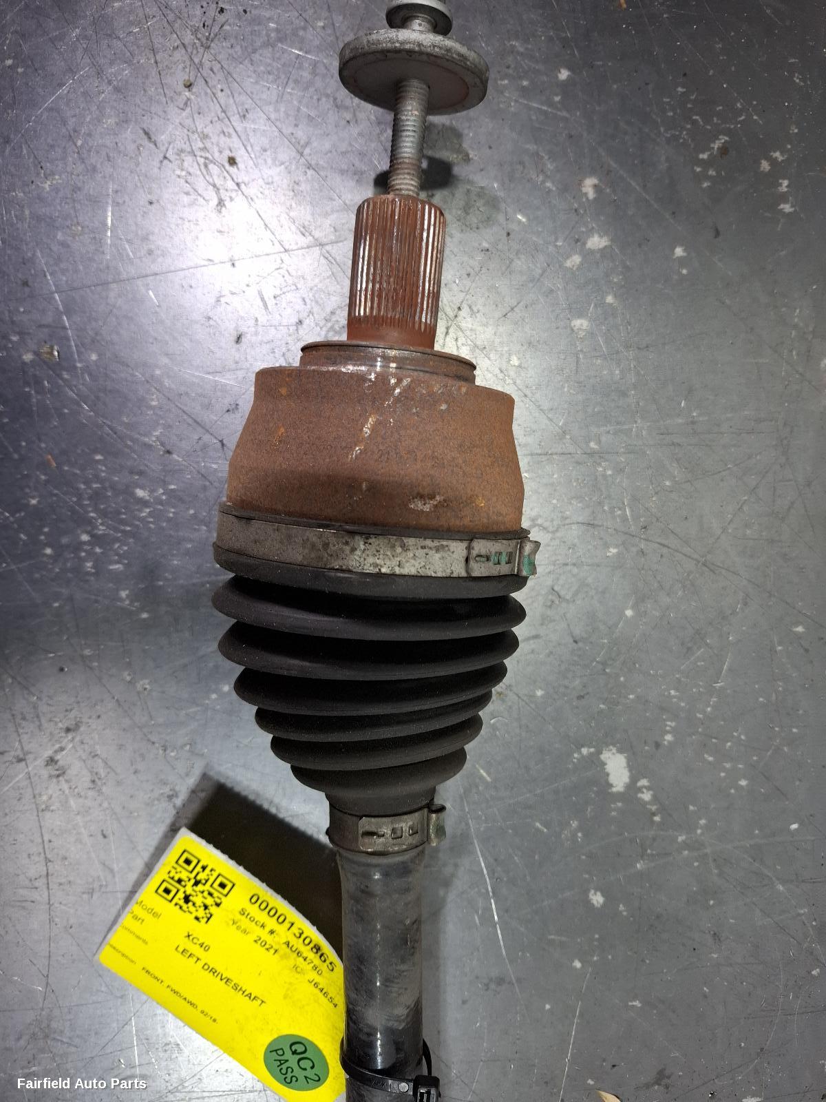 2018-2025 Volvo Xc40 Left Driveshaft