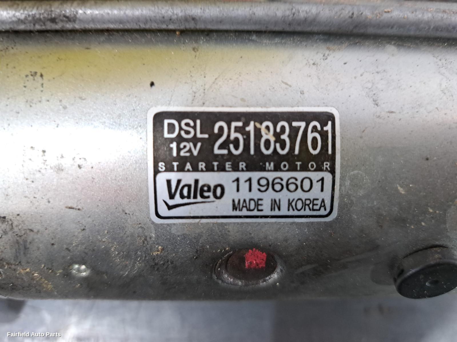 2011-2018 Holden Captiva Starter