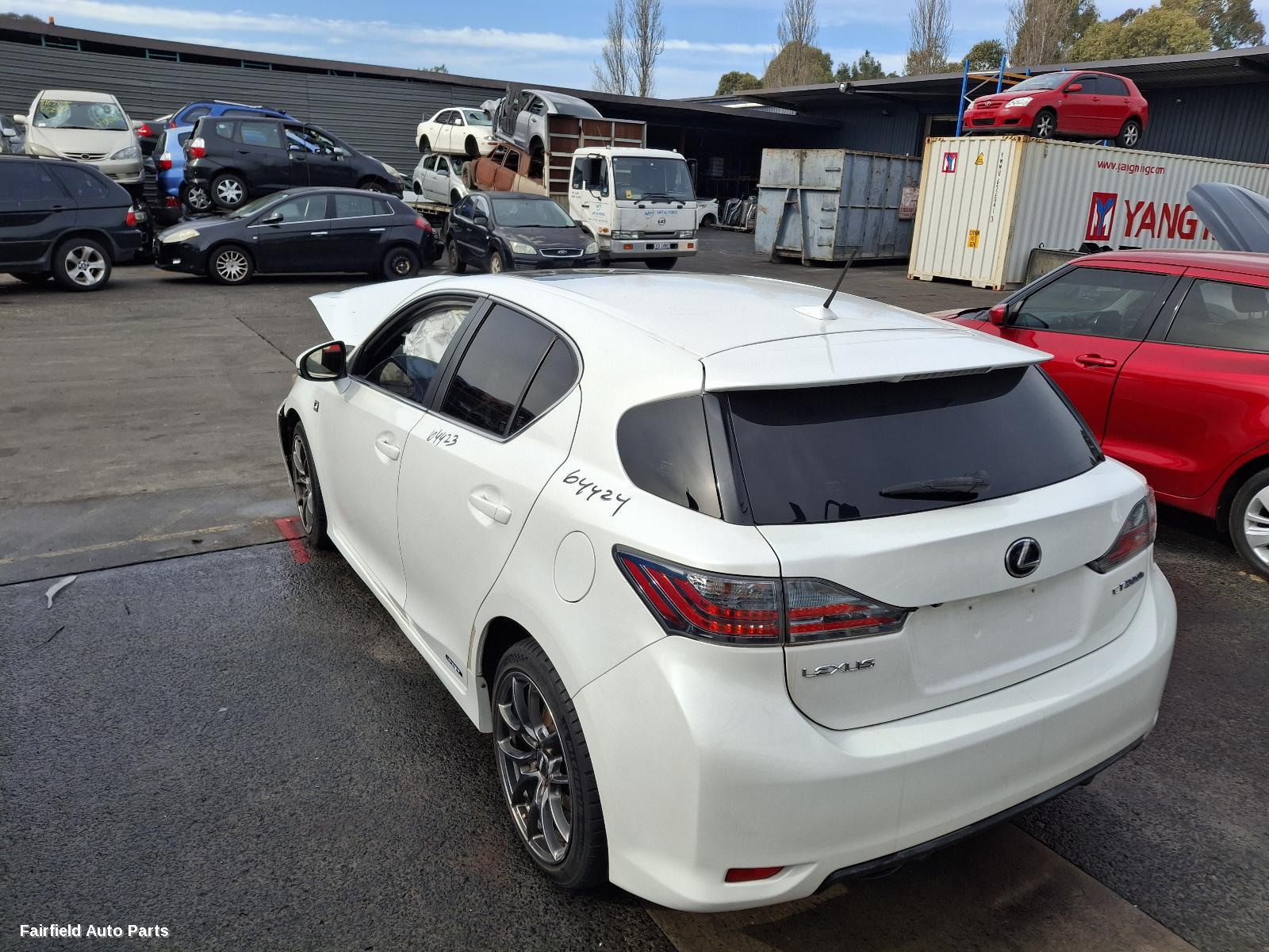 2011 Lexus Ct200h Left Taillight