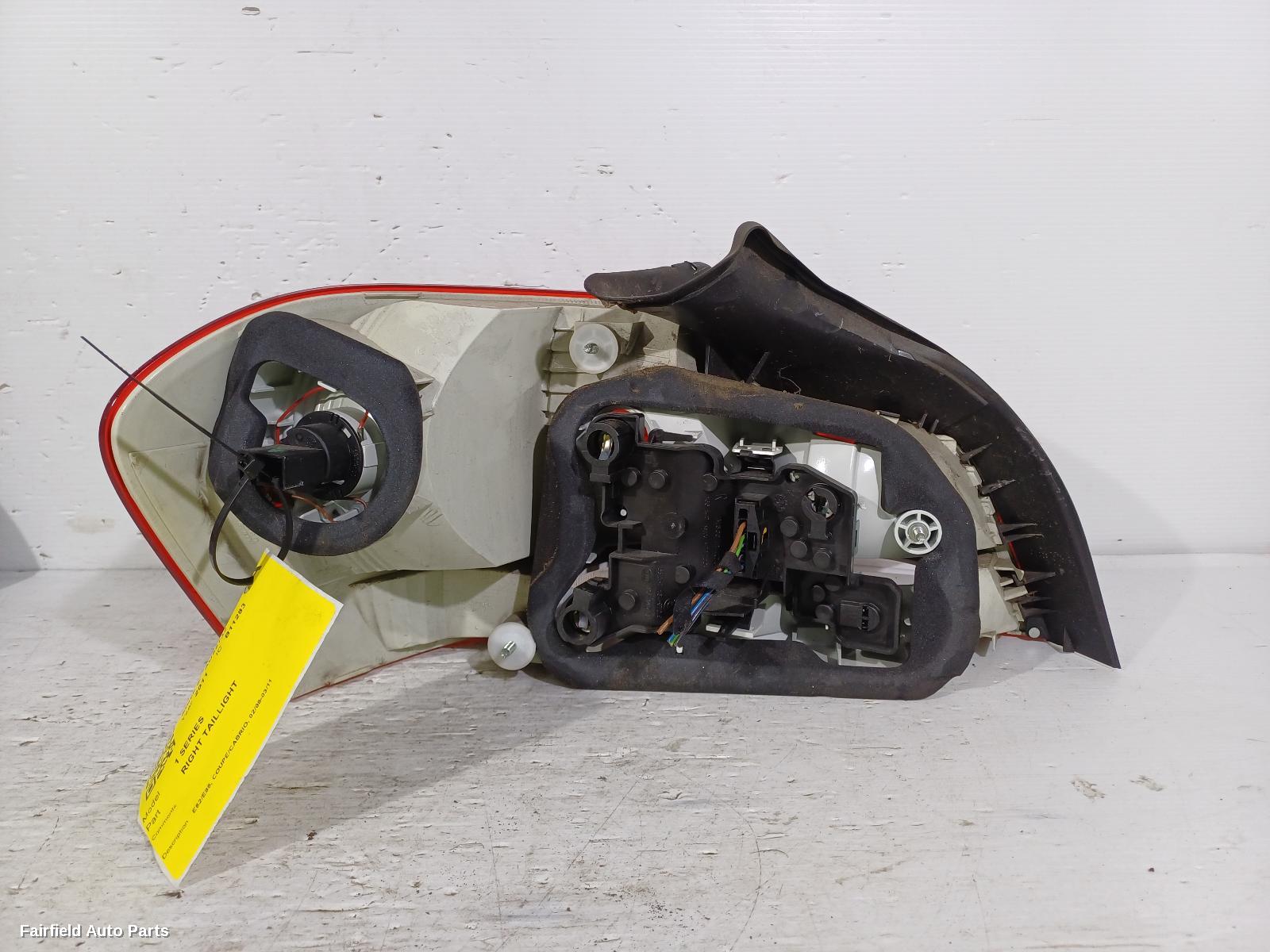 2011 Bmw 1 Series Right Taillight