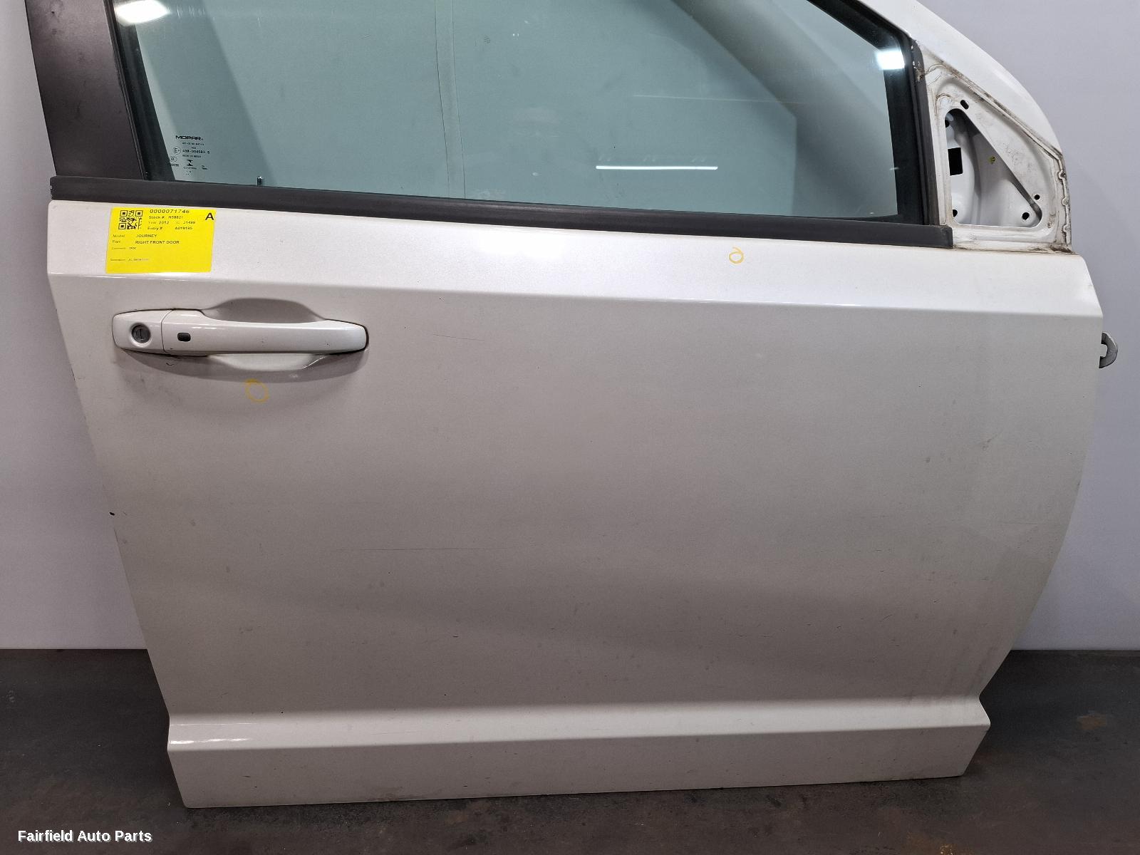 2008-2013 Dodge Journey Right Front Door