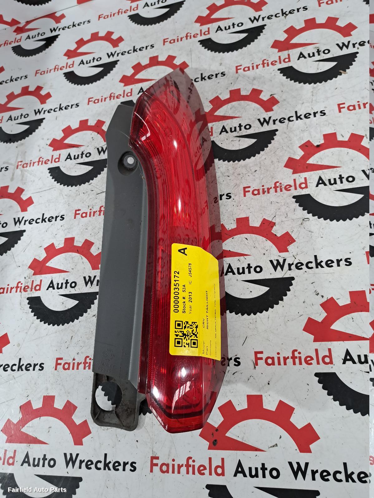 2013 Honda Crv Right Taillight