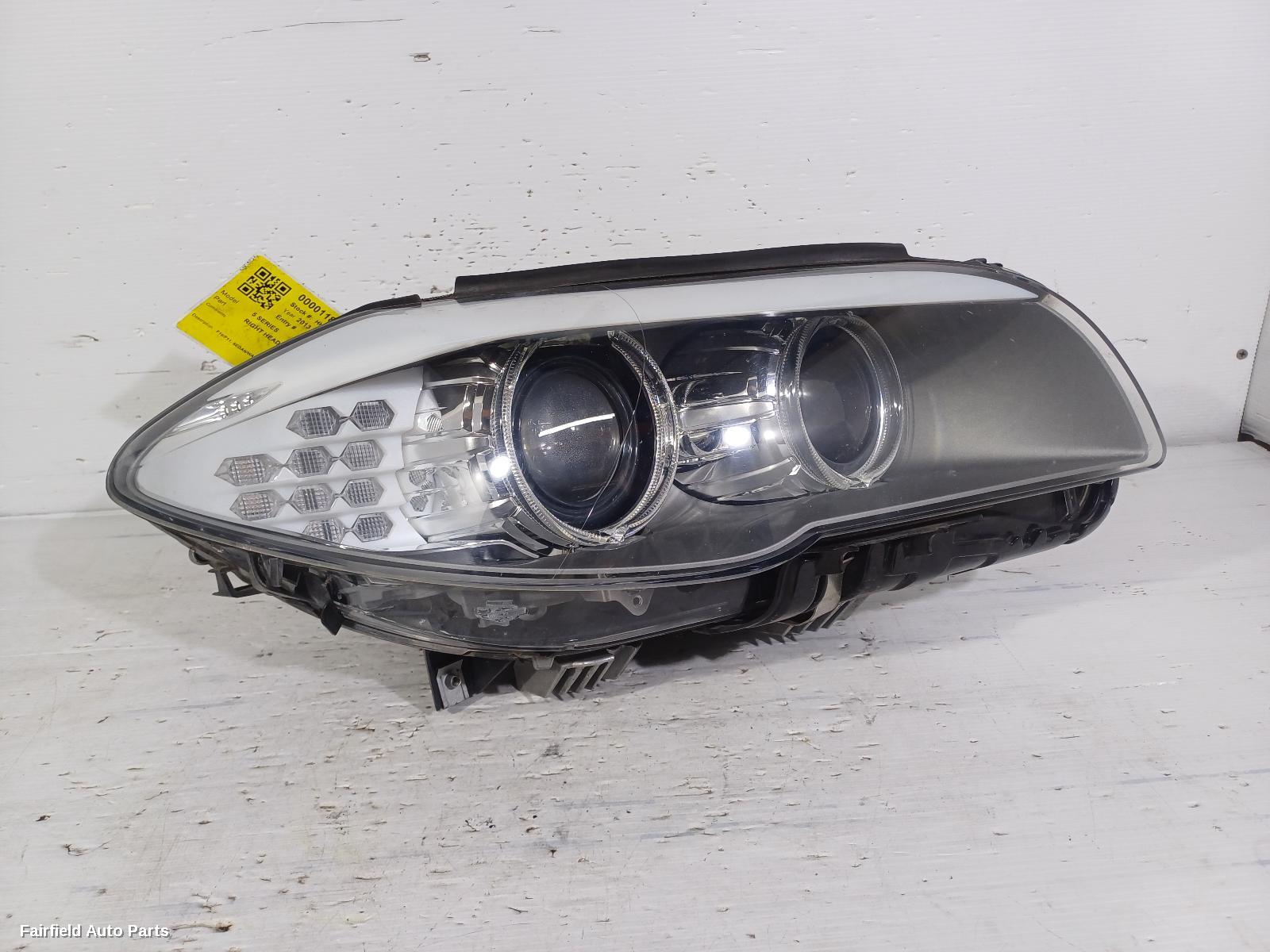 2013-2017 Bmw 5 Series Right Headlamp