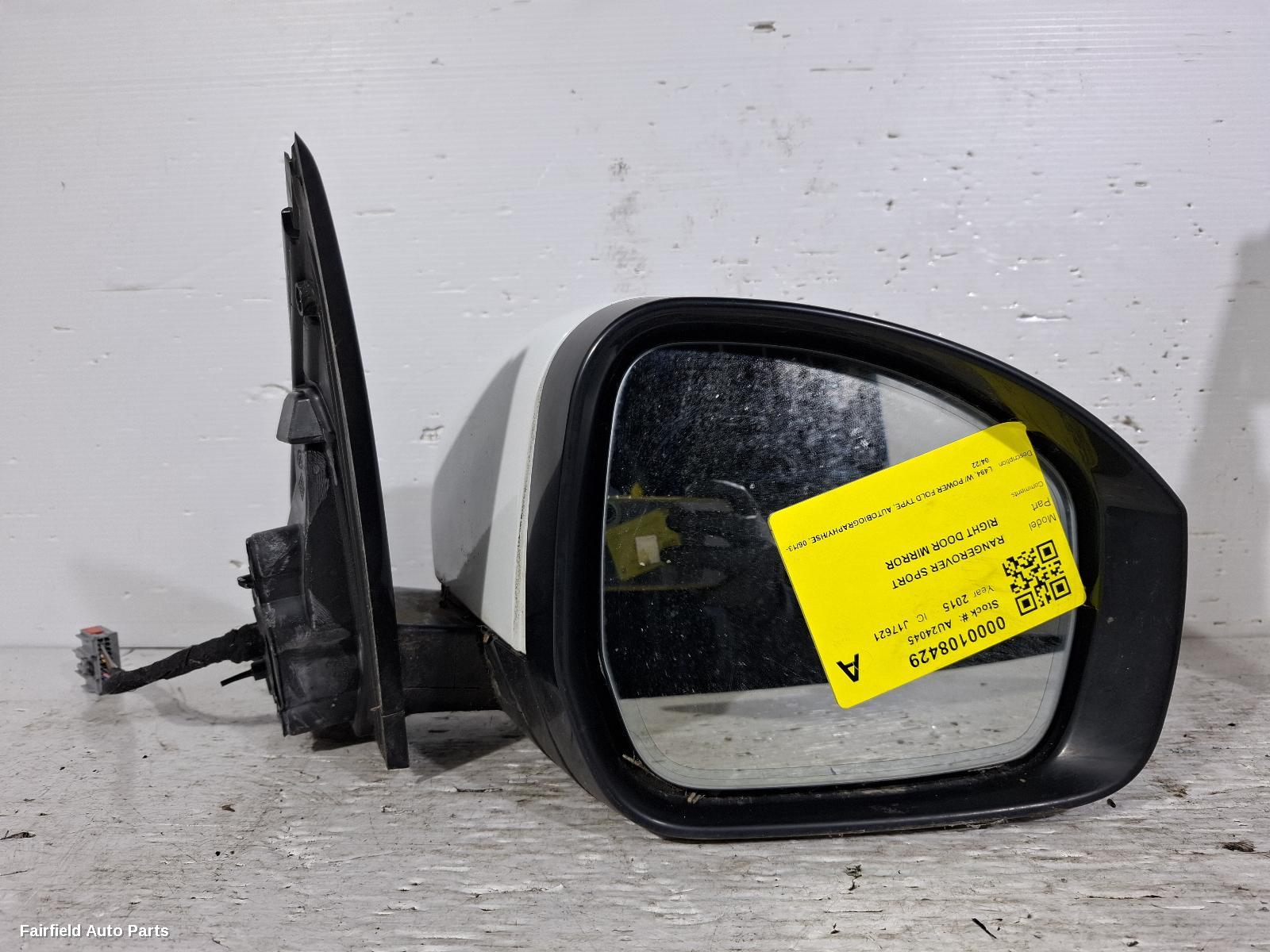 2013-2022 Land Rover Rangerover Sport Right Door Mirror