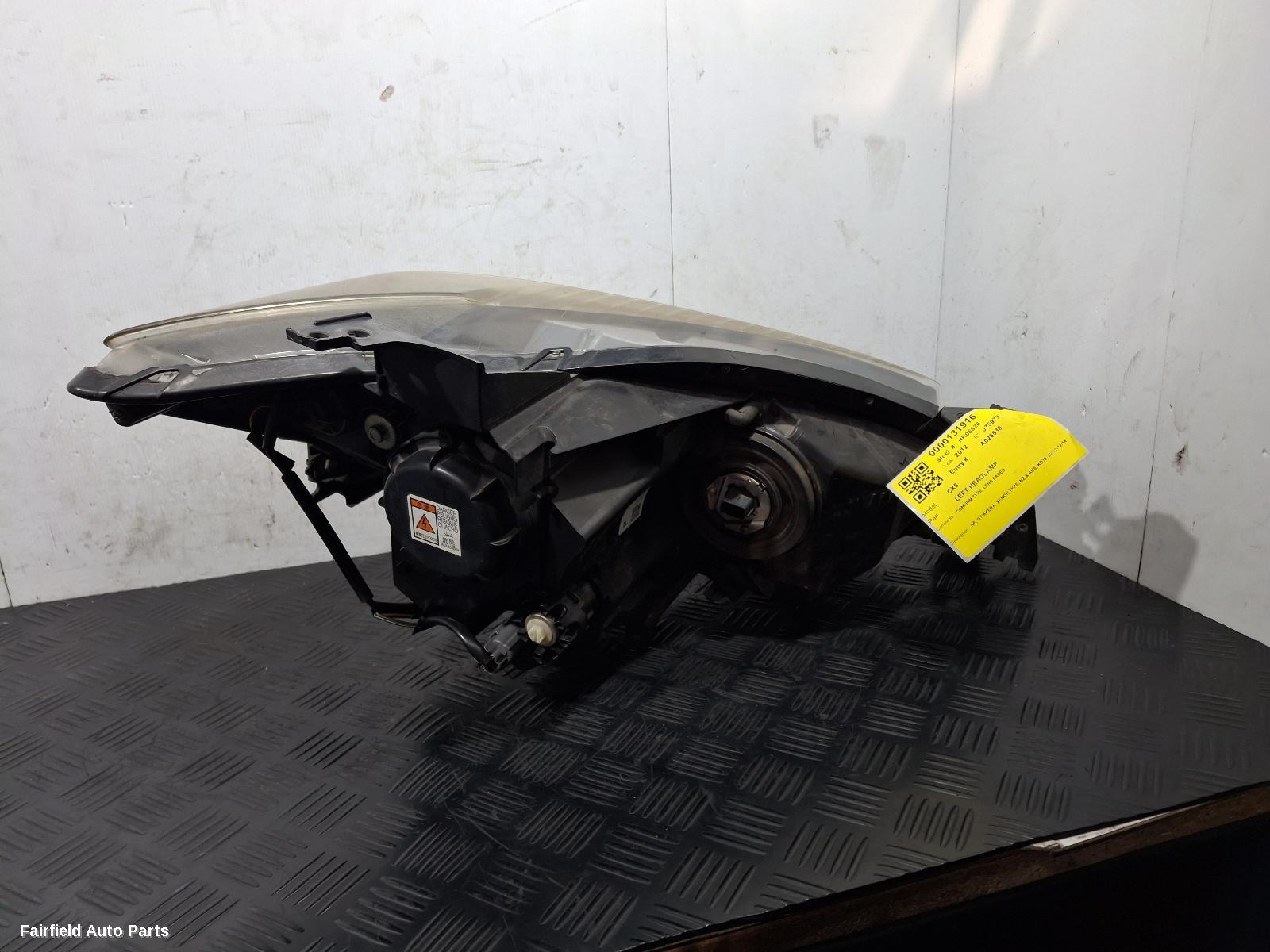 2012-2014 Mazda Cx5 Left Headlamp