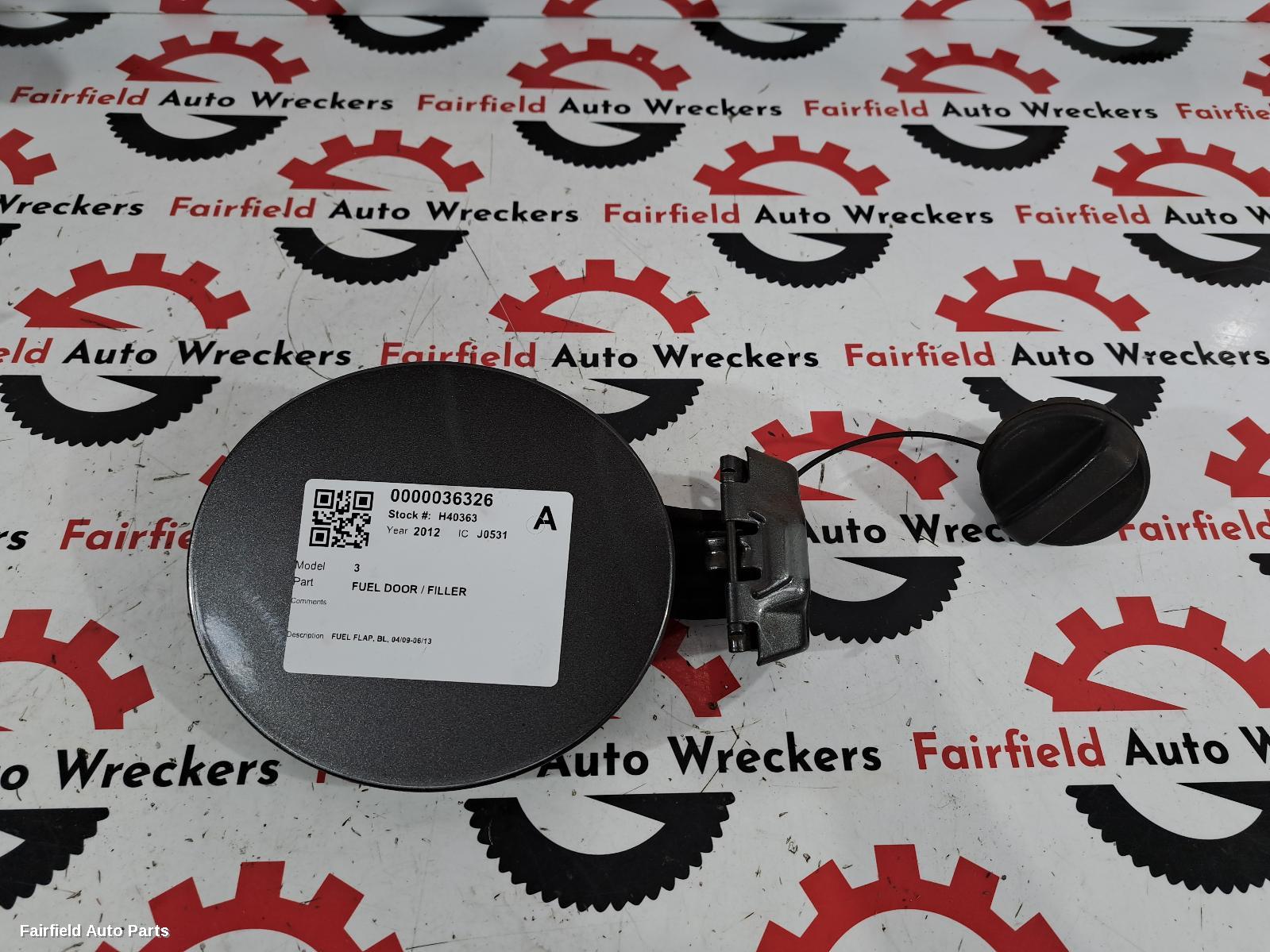 2009-2013 Mazda 3 Fuel Door Filler