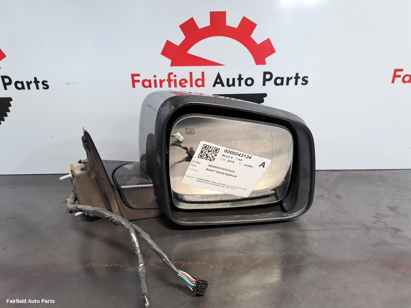 2013-2016 Jeep Grandcherokee Right Door Mirror