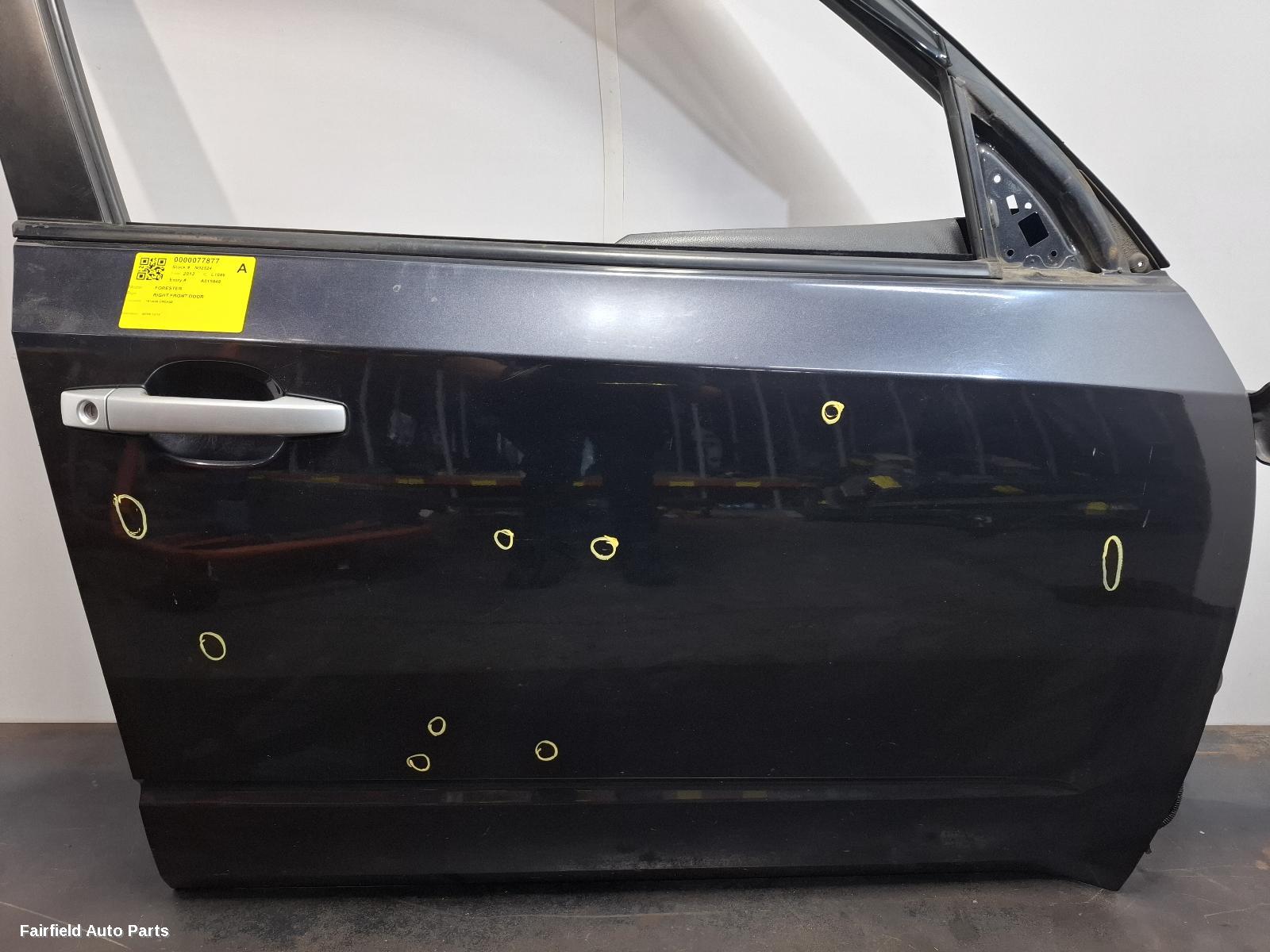 2008-2012 Subaru Forester Right Front Door