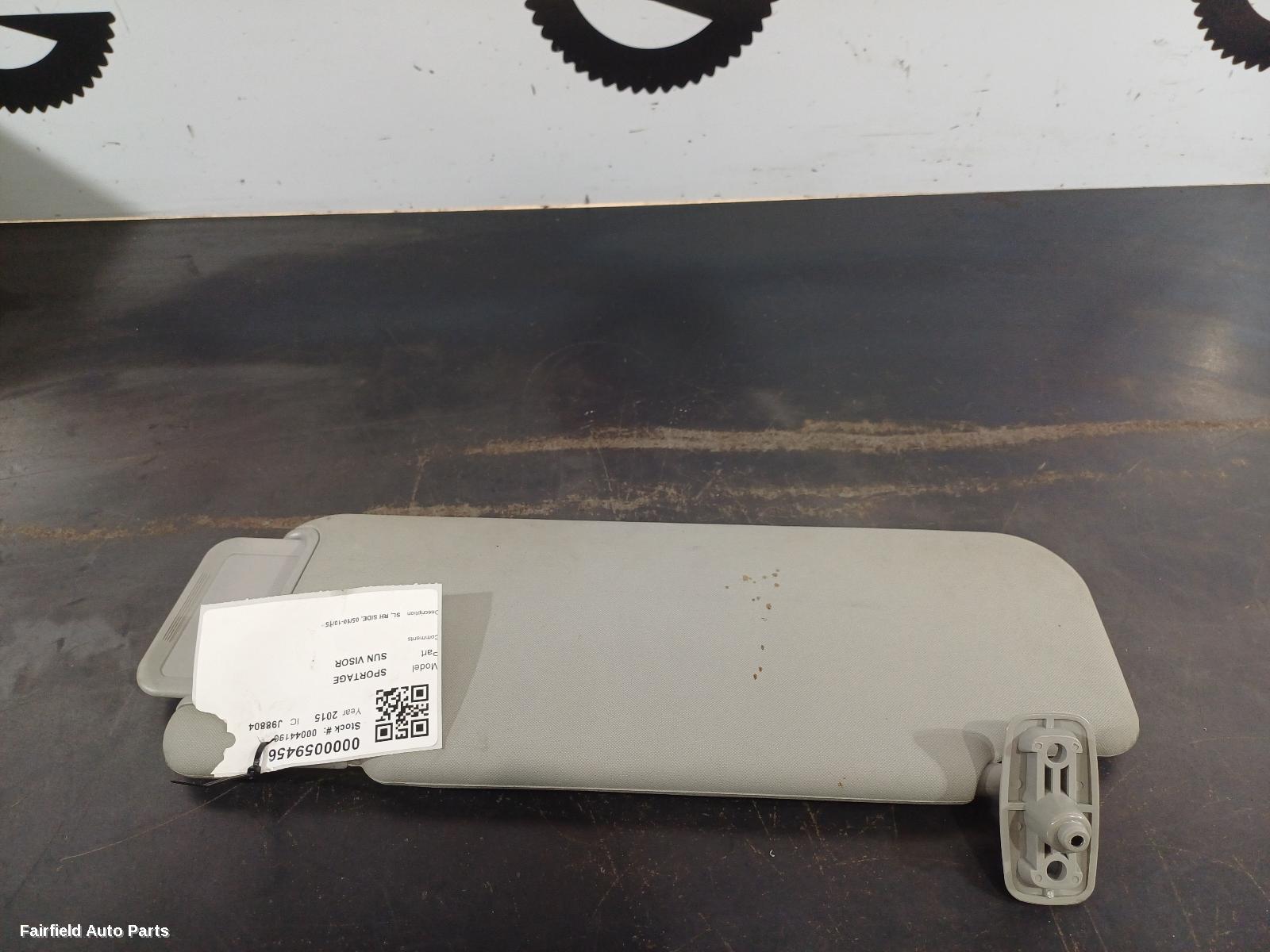 2010-2015 Kia Sportage Sunvisor