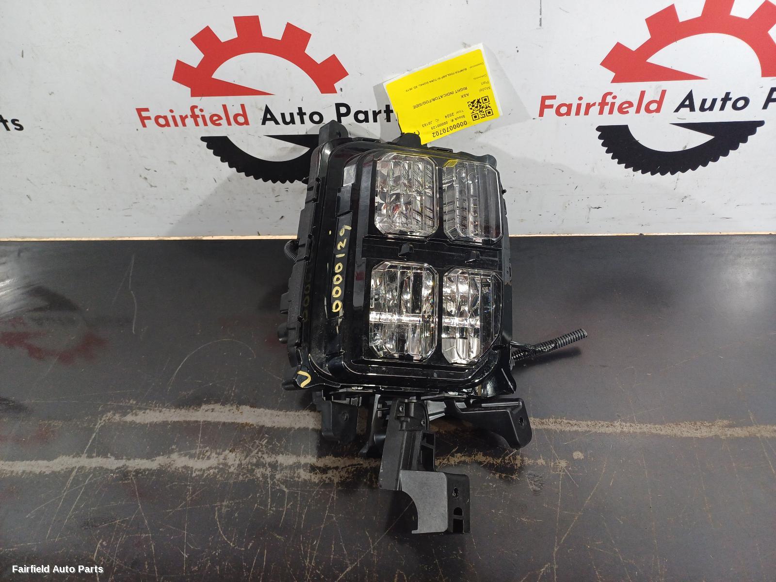 2019-2024 Mitsubishi Asx Right Indicator Fog Side