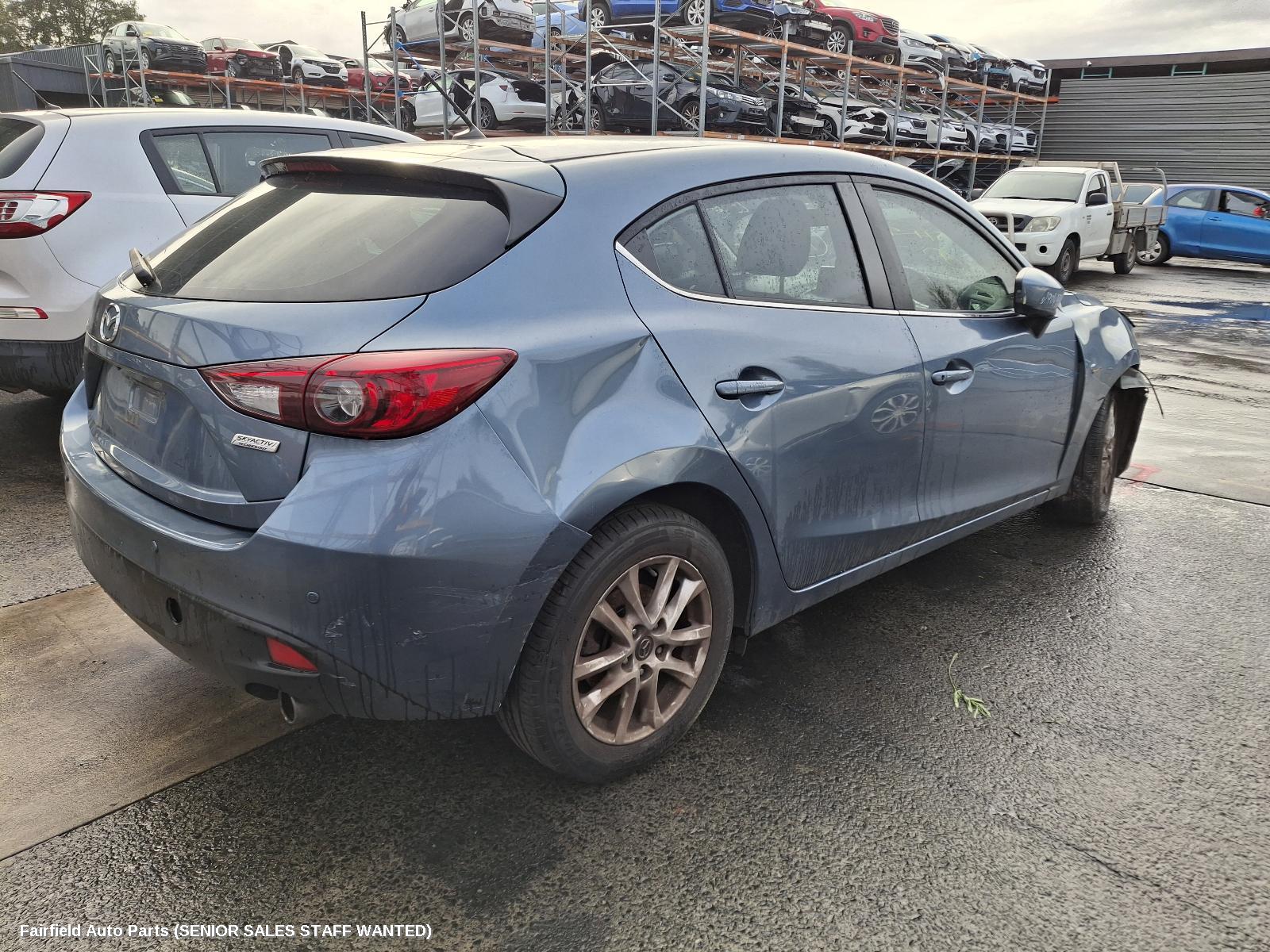 2015 Mazda 3 Left Taillight