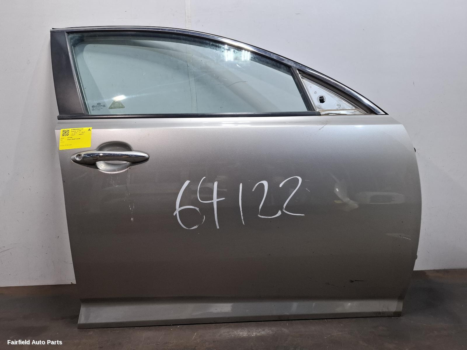 2011-2015 Kia Optima Right Front Door
