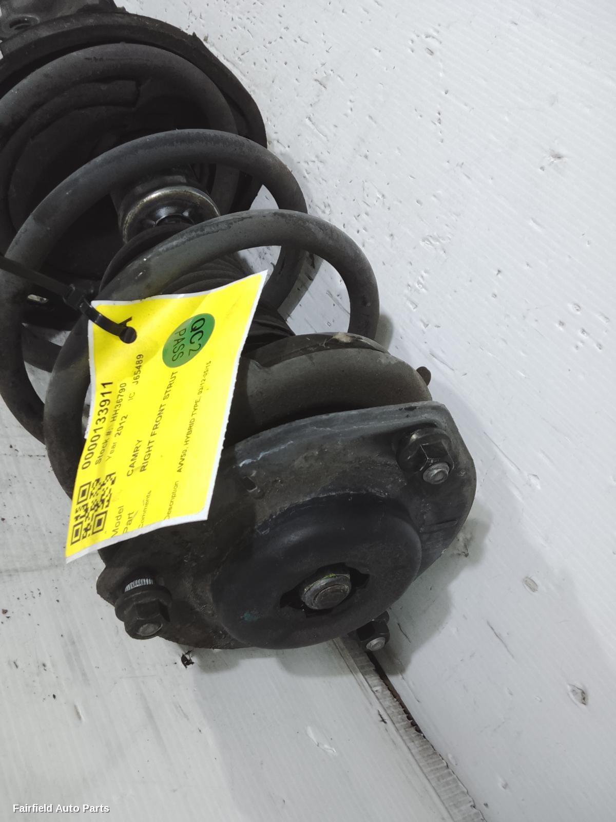 2012-2015 Toyota Camry Right Front Strut