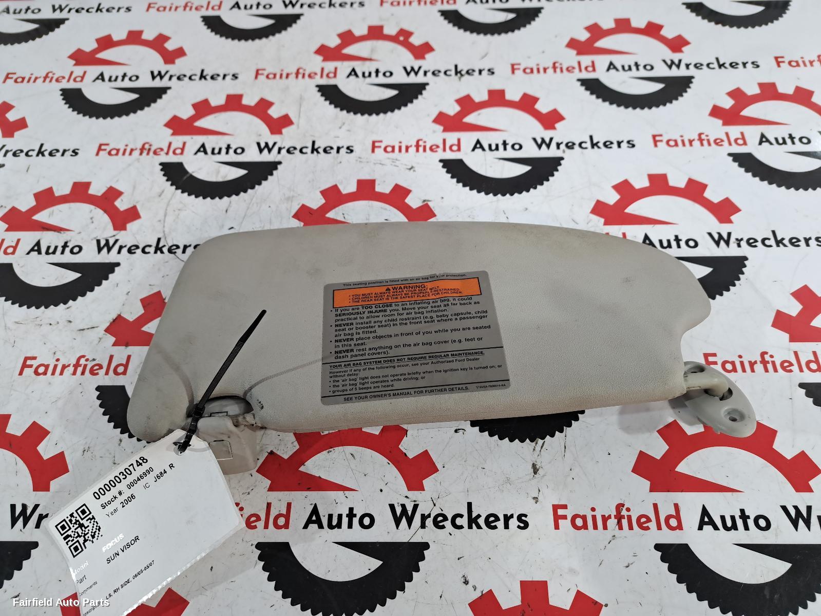 2005-2007 Ford Focus Sunvisor