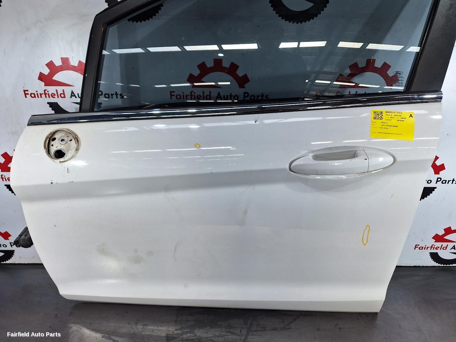 2010-2019 Ford Fiesta Left Front Door