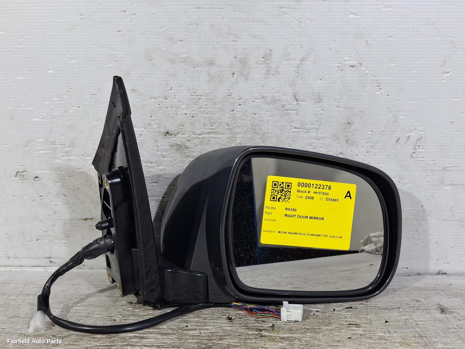 2003-2008 Lexus Rx Series Right Door Mirror