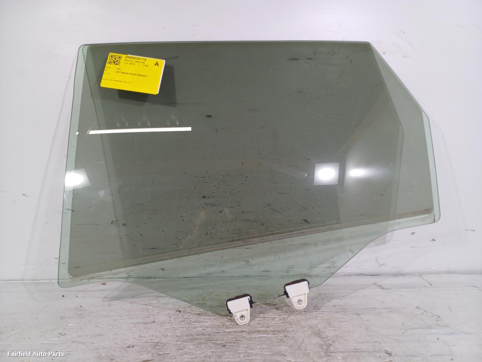2017-2025 Mazda Cx5 Left Rear Door Window