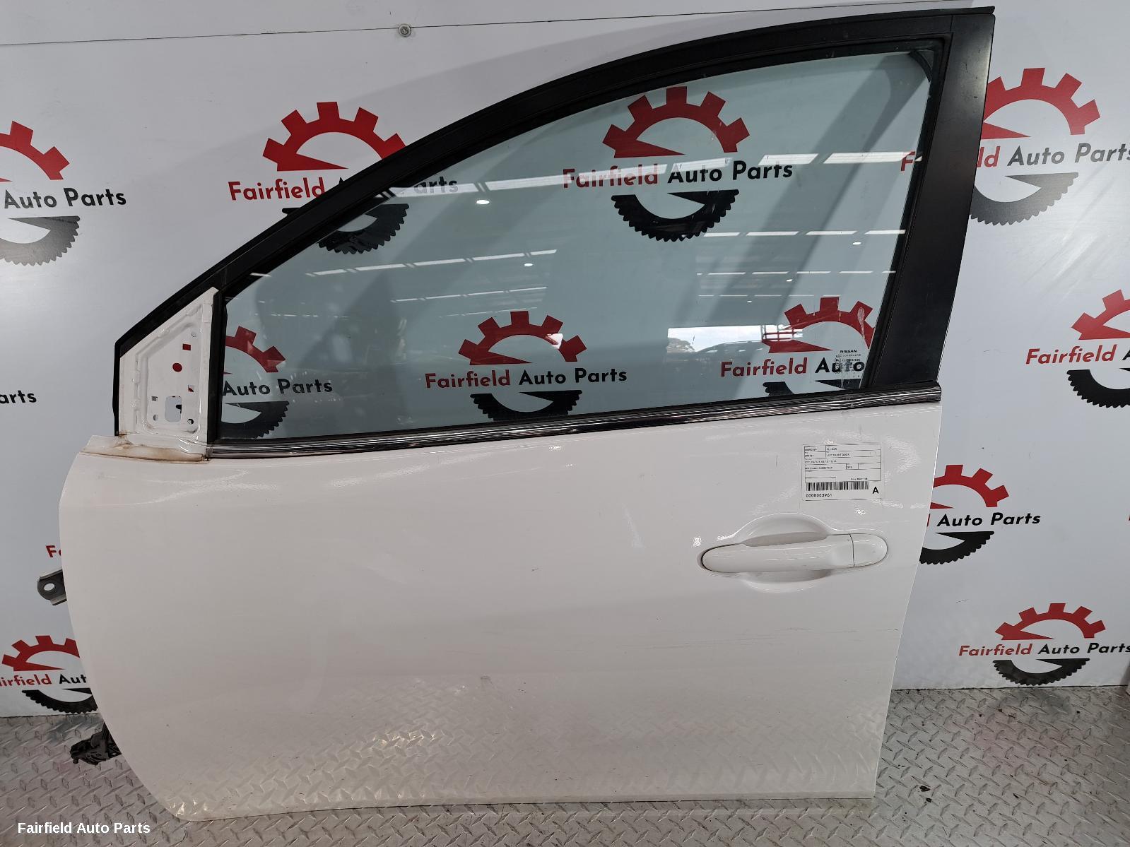 2013-2016 Nissan Pulsar Left Front Door