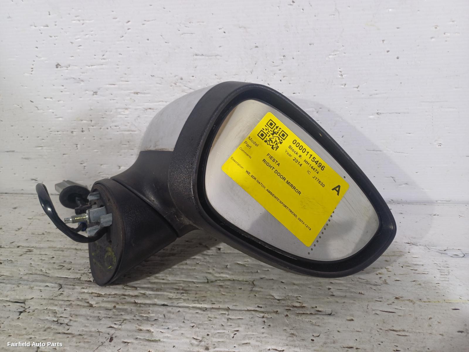 2013-2019 Ford Fiesta Right Door Mirror