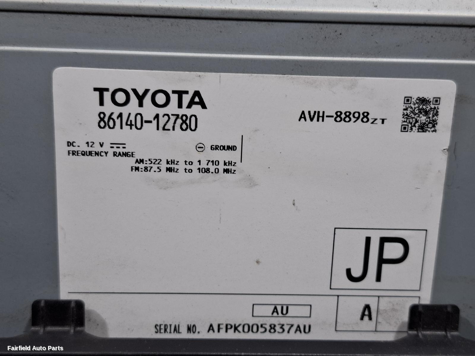 2018-2024 Toyota Corolla Radio Cd Dvd Sat Tv