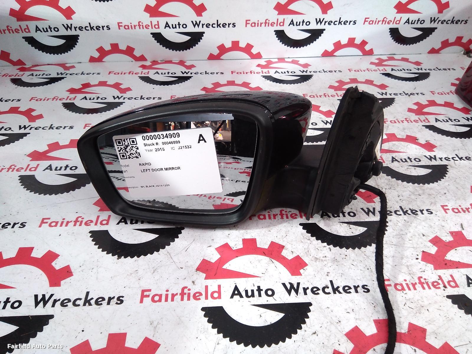 2014-2020 Skoda Rapid Left Door Mirror