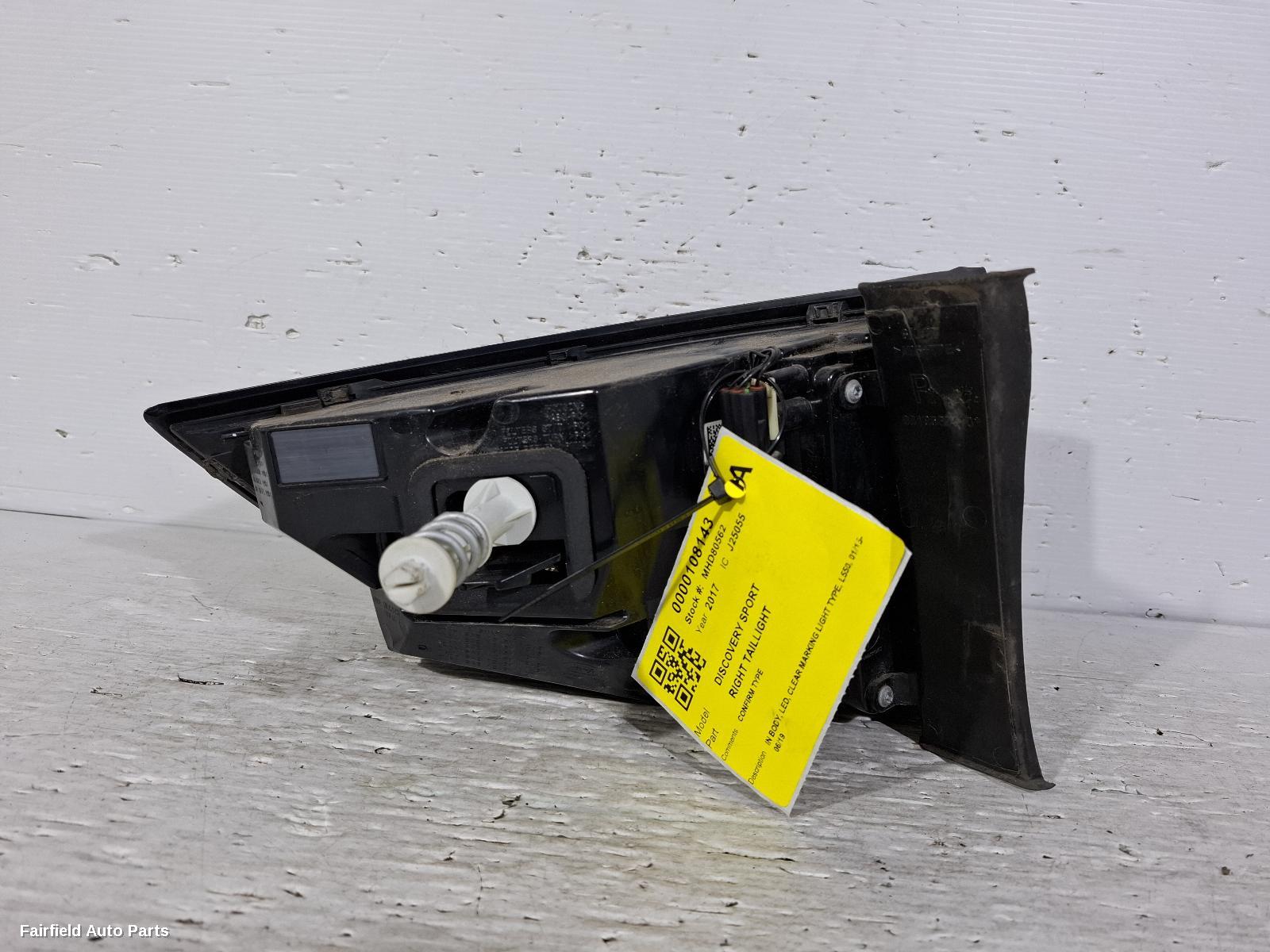 2015-2019 Land Rover Discovery Sport Right Taillight