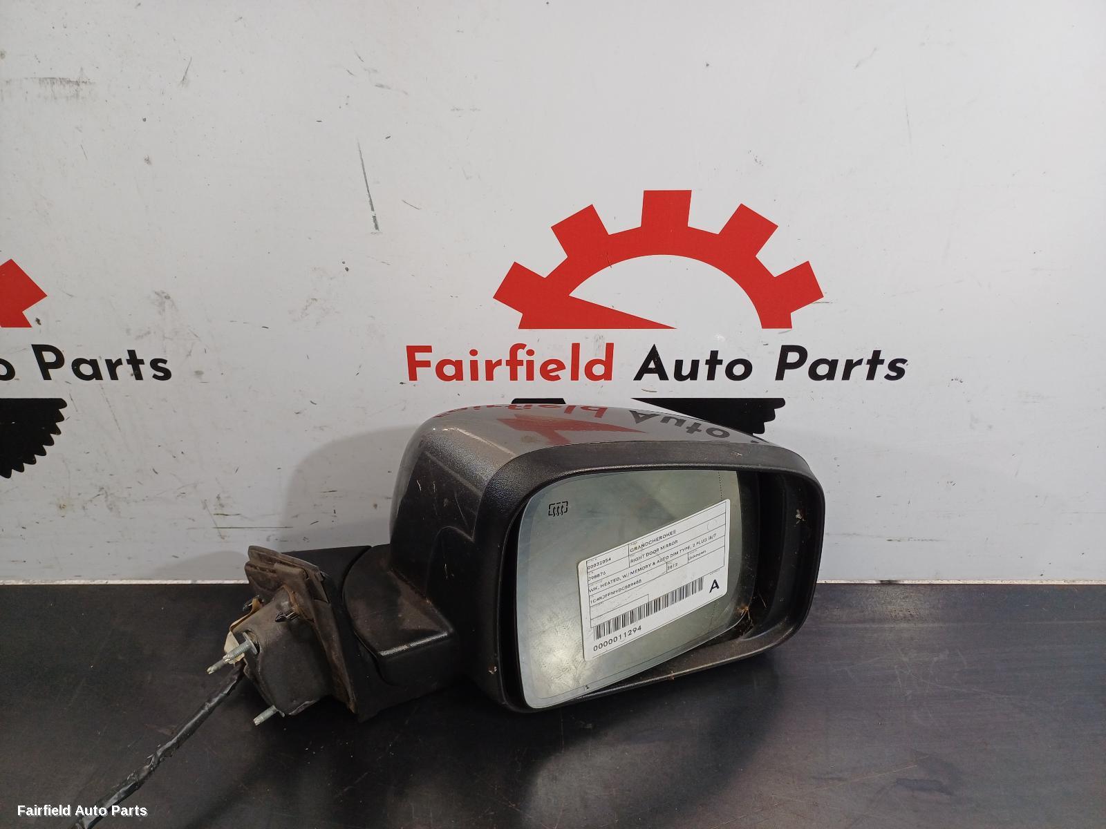 2012 Jeep Grandcherokee Right Door Mirror