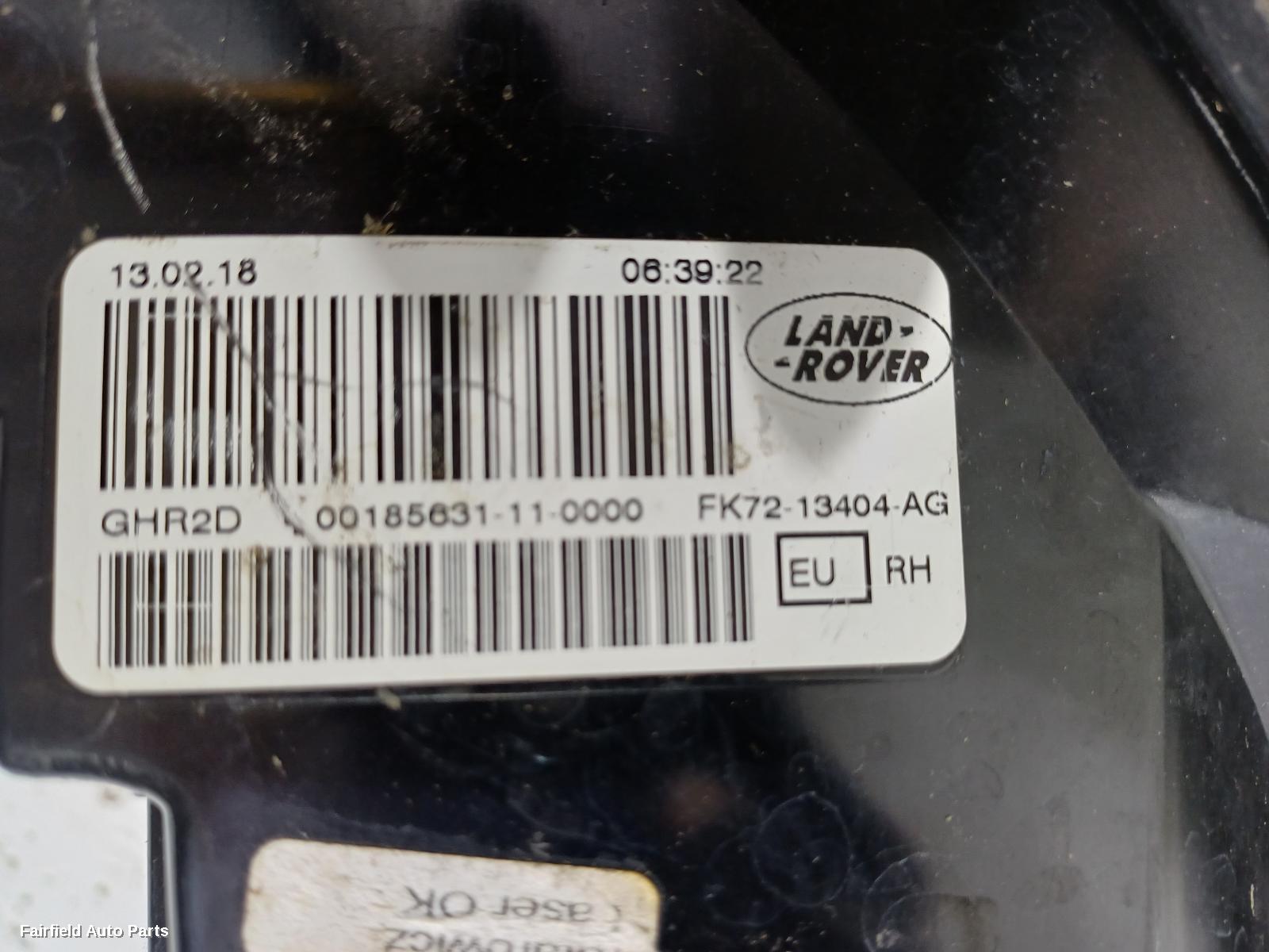 2015-2019 Land Rover Discovery Sport Right Taillight