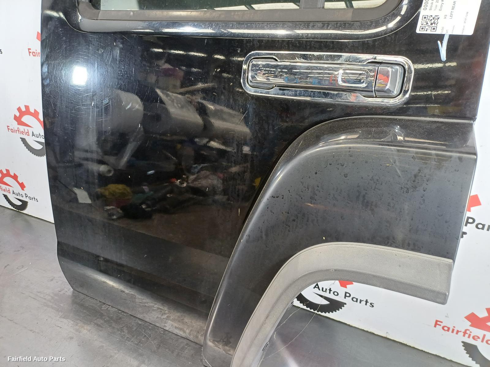2007-2009 Hummer H3 Left Rear Door Sliding