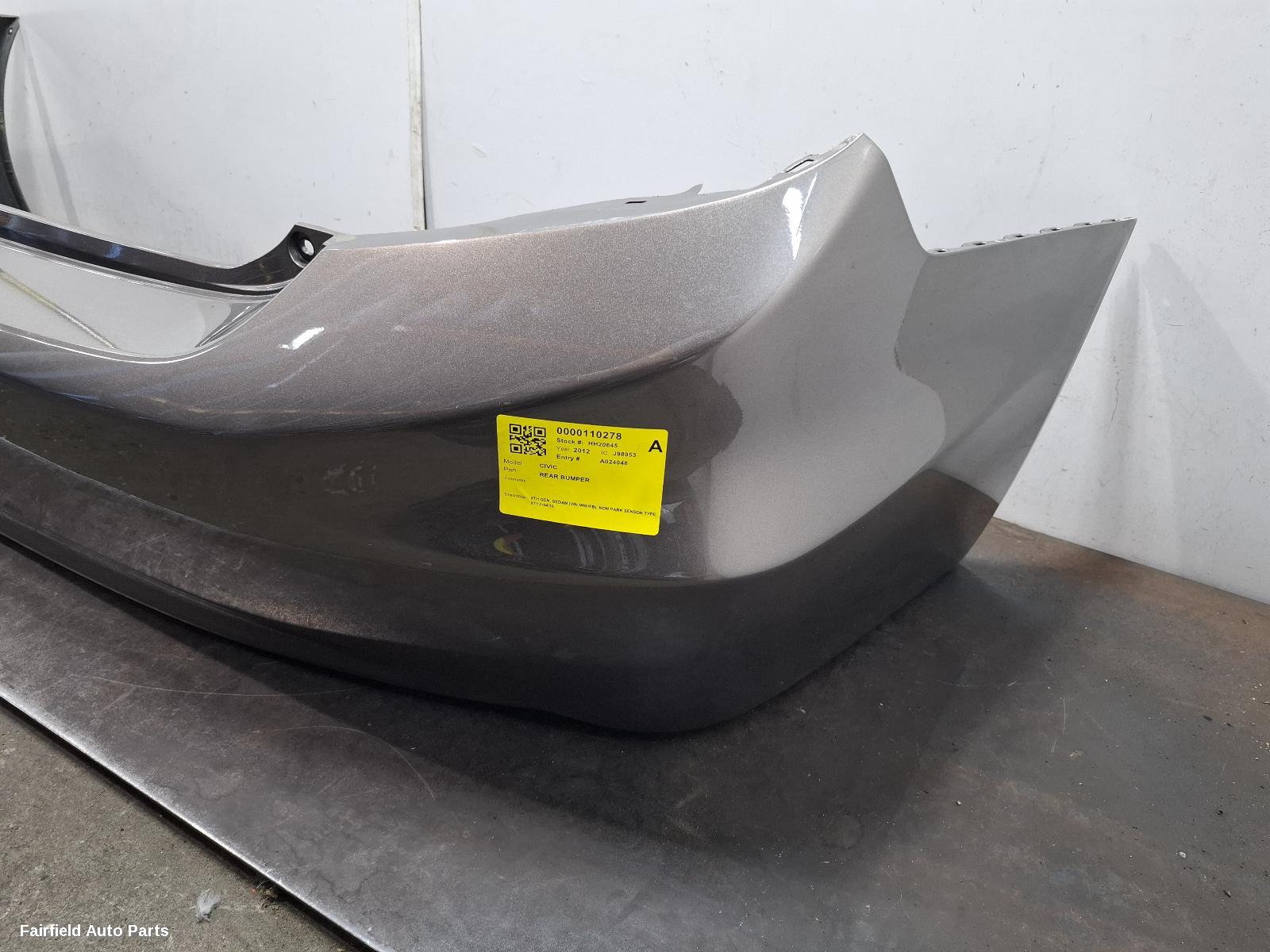 2012-2016 Honda Civic Rear Bumper