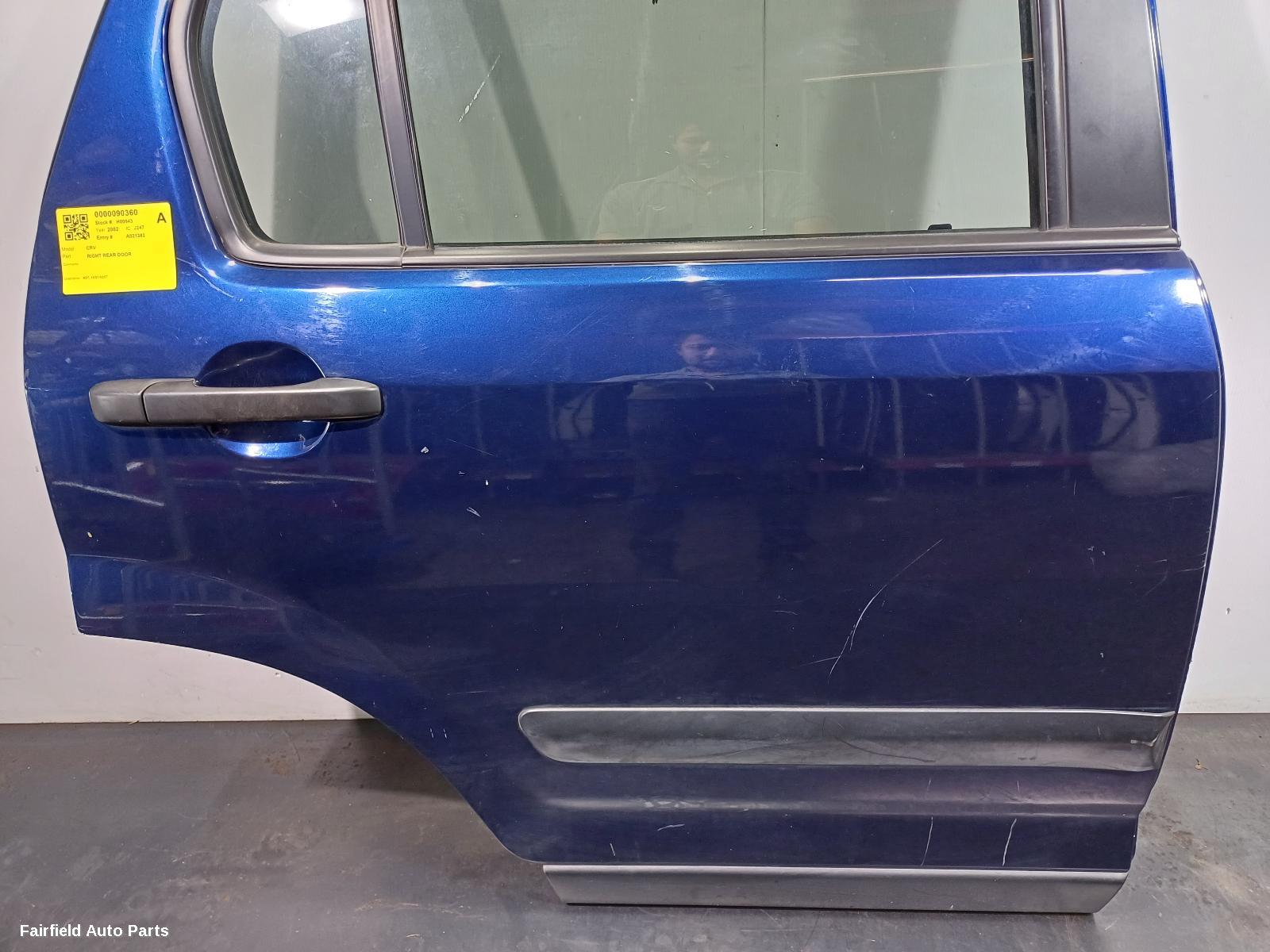 2001-2007 Honda Crv Right Rear Door Sliding