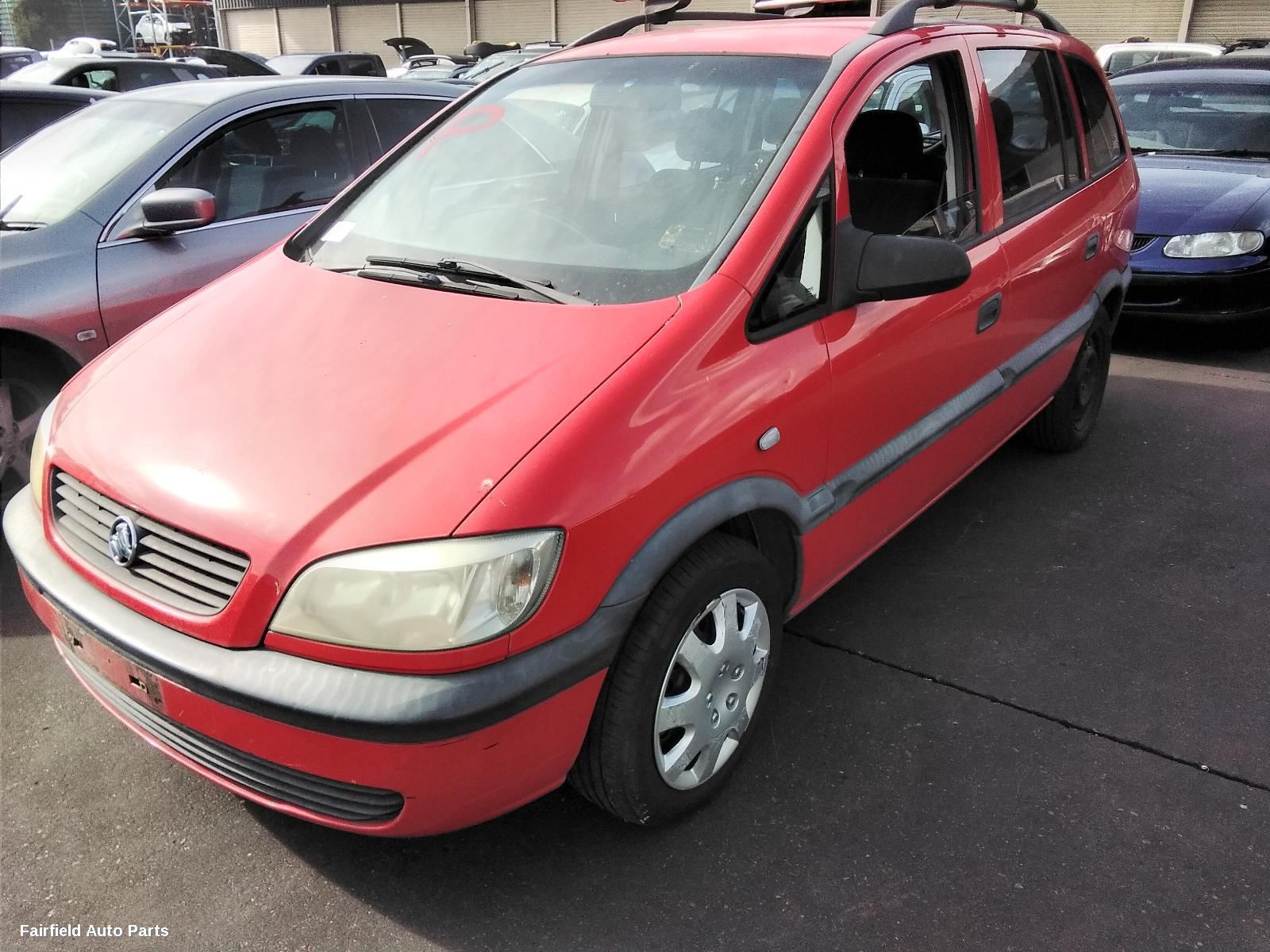 2002 Holden Zafira Right Rear Door Sliding