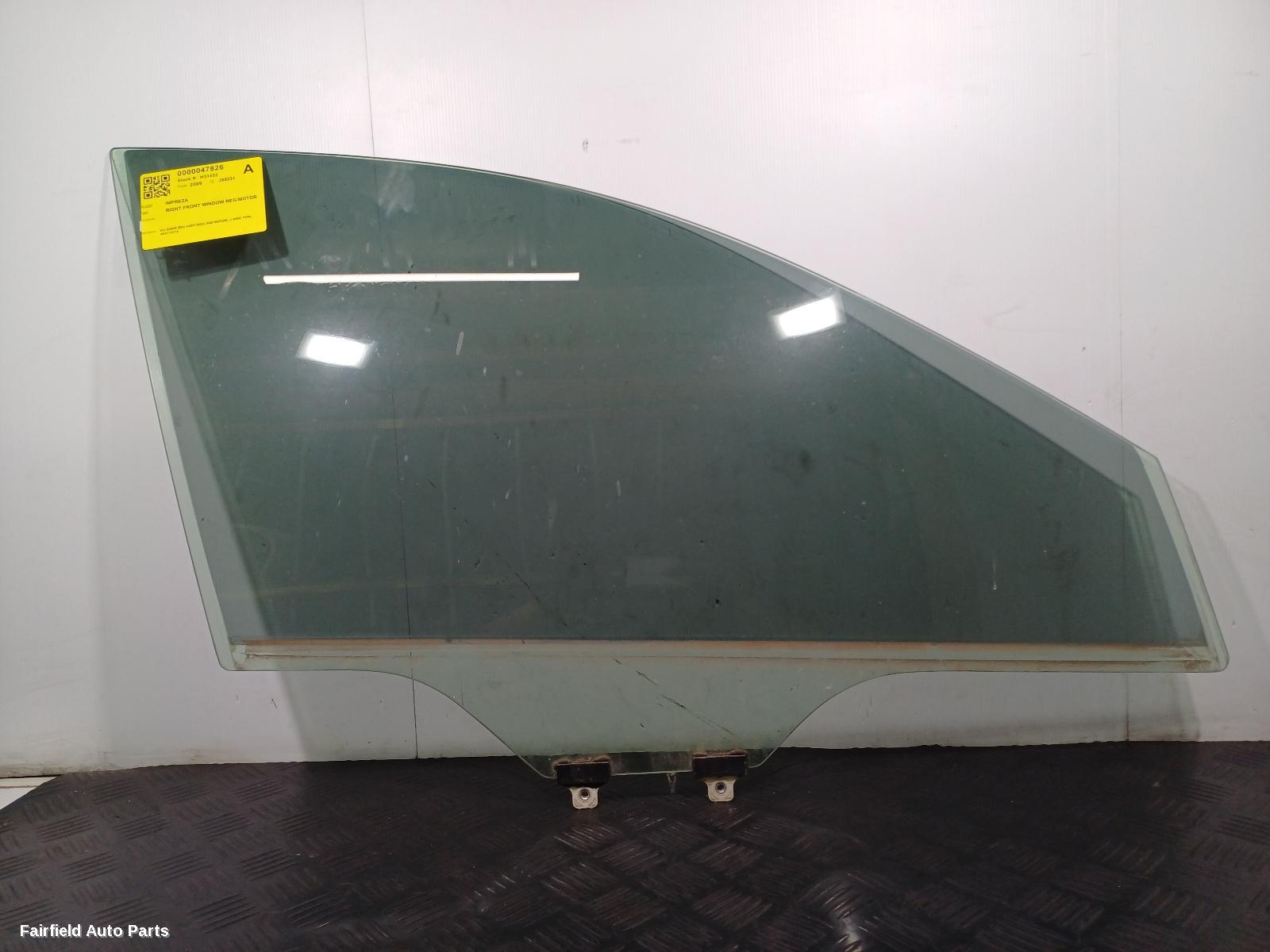 2007-2013 Subaru Impreza Right Front Door Window