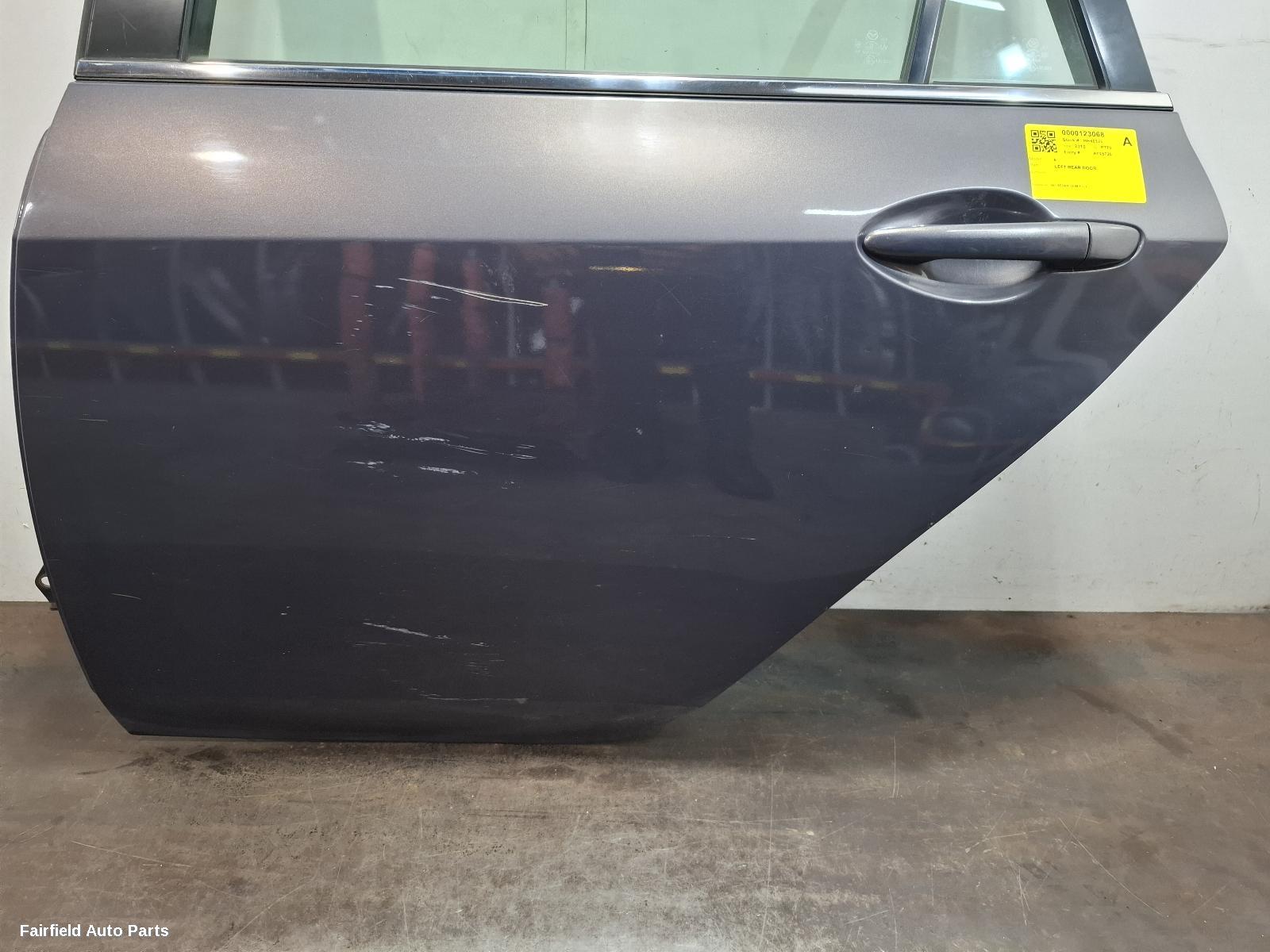2008-2012 Mazda 6 Left Rear Door Sliding