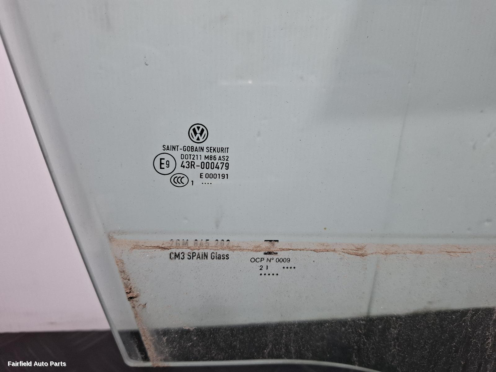 2020-2026 Volkswagen T-cross Right Front Door Window