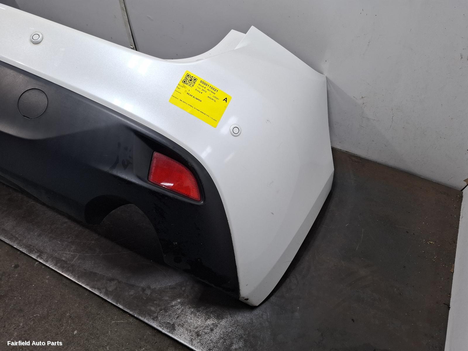2013-2016 Mazda 3 Rear Bumper