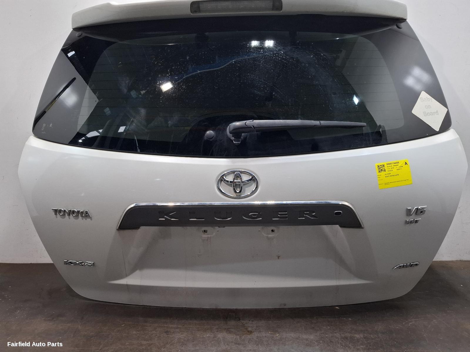 2007-2014 Toyota Kluger Bootlid Tailgate