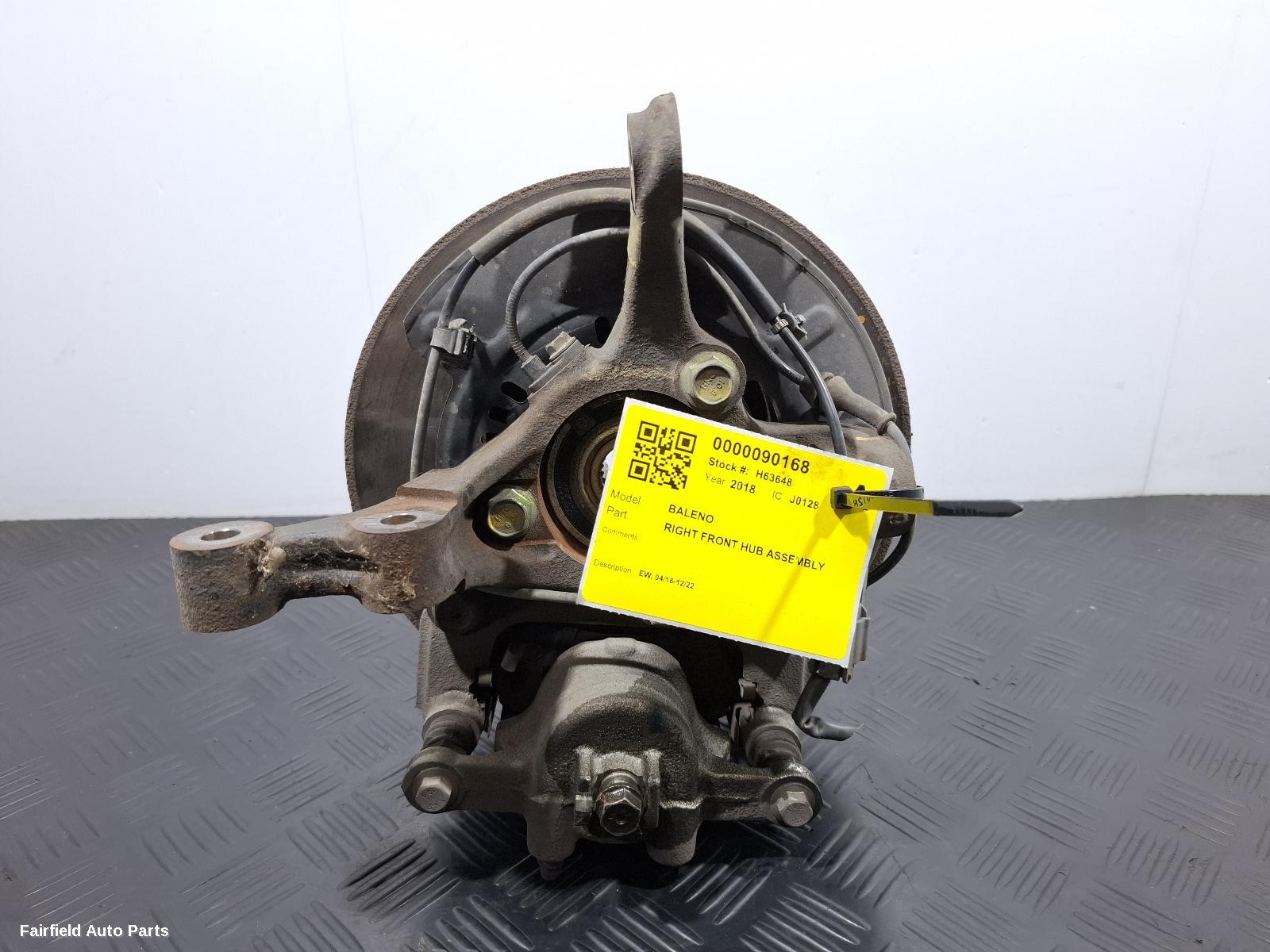 2016-2022 Suzuki Baleno Right Front Hub Assembly