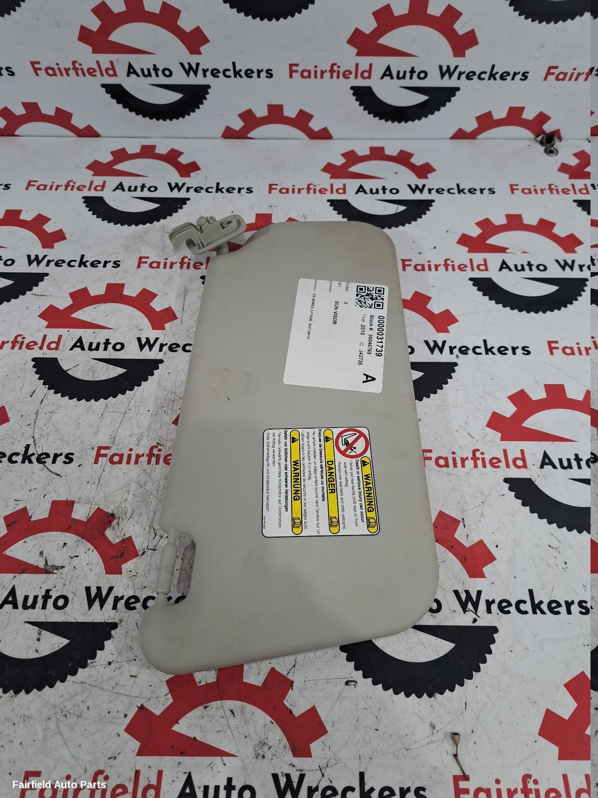 2007-2014 Mazda 2 Sunvisor